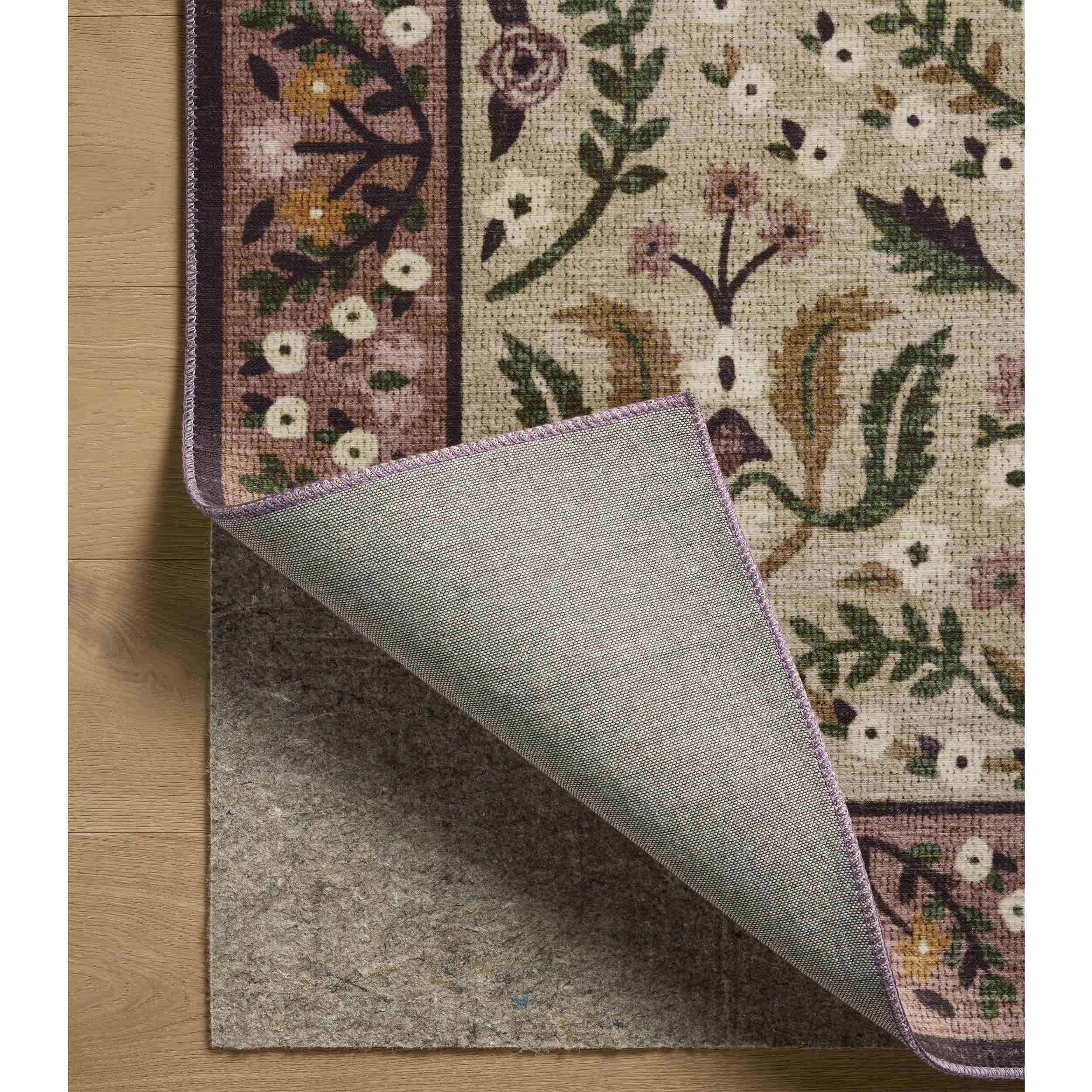 Rifle Paper Co. x Loloi Rug Canopy CNP-03, Aubergine - Image 4