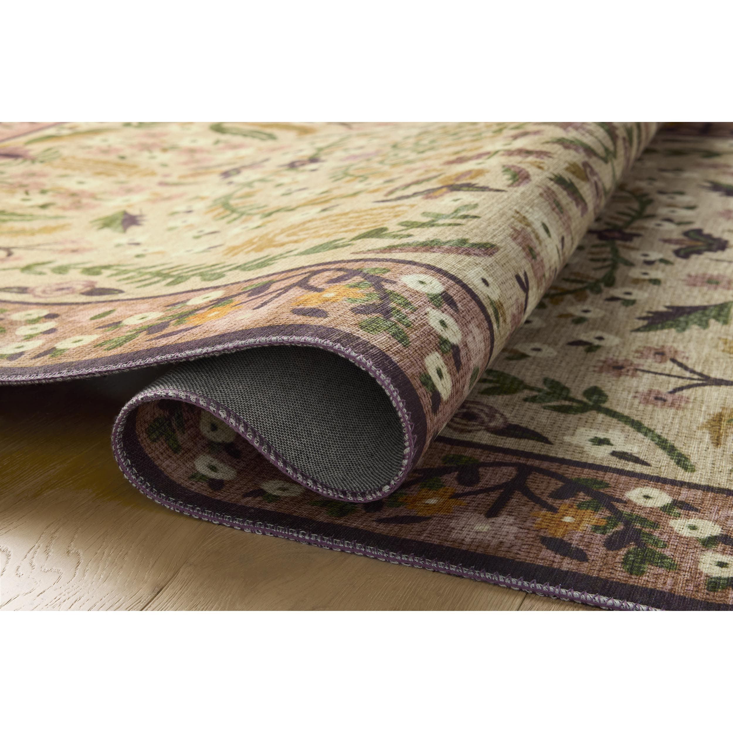 Rifle Paper Co. x Loloi Rug Canopy CNP-03, Aubergine - Image 5