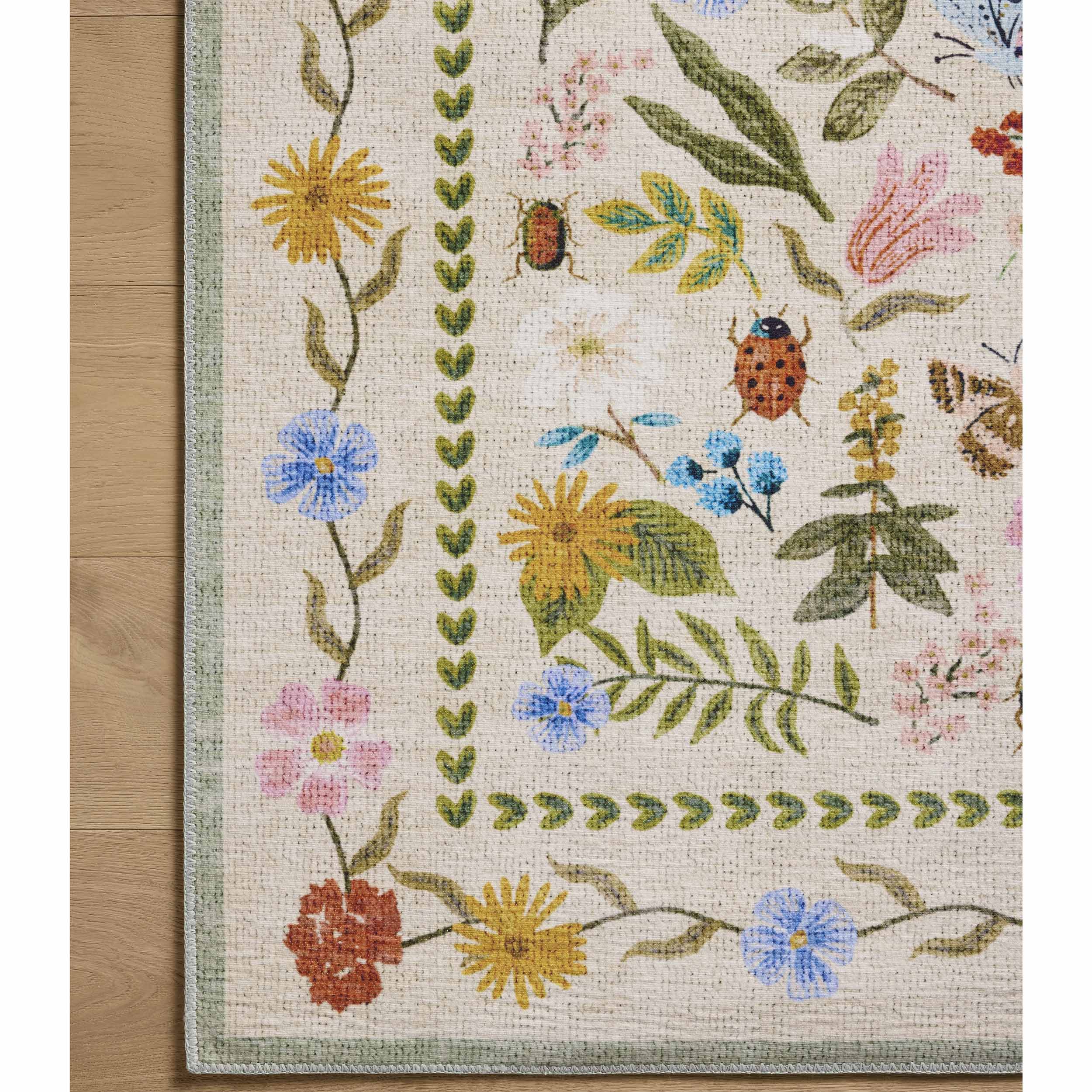 Rifle Paper Co. x Loloi Rug Canopy CNP-04, Cream - Image 3