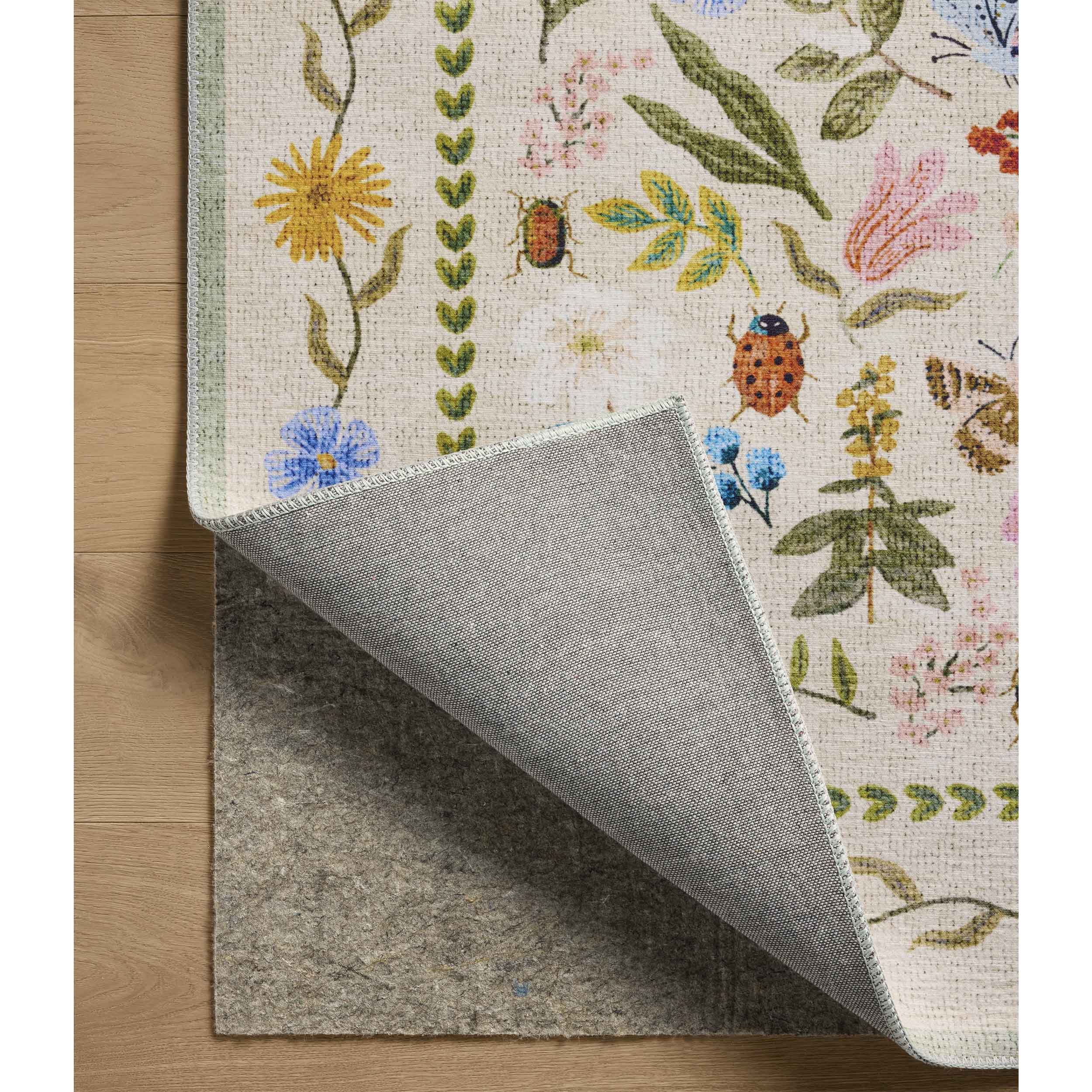 Rifle Paper Co. x Loloi Rug Canopy CNP-04, Cream - Image 4