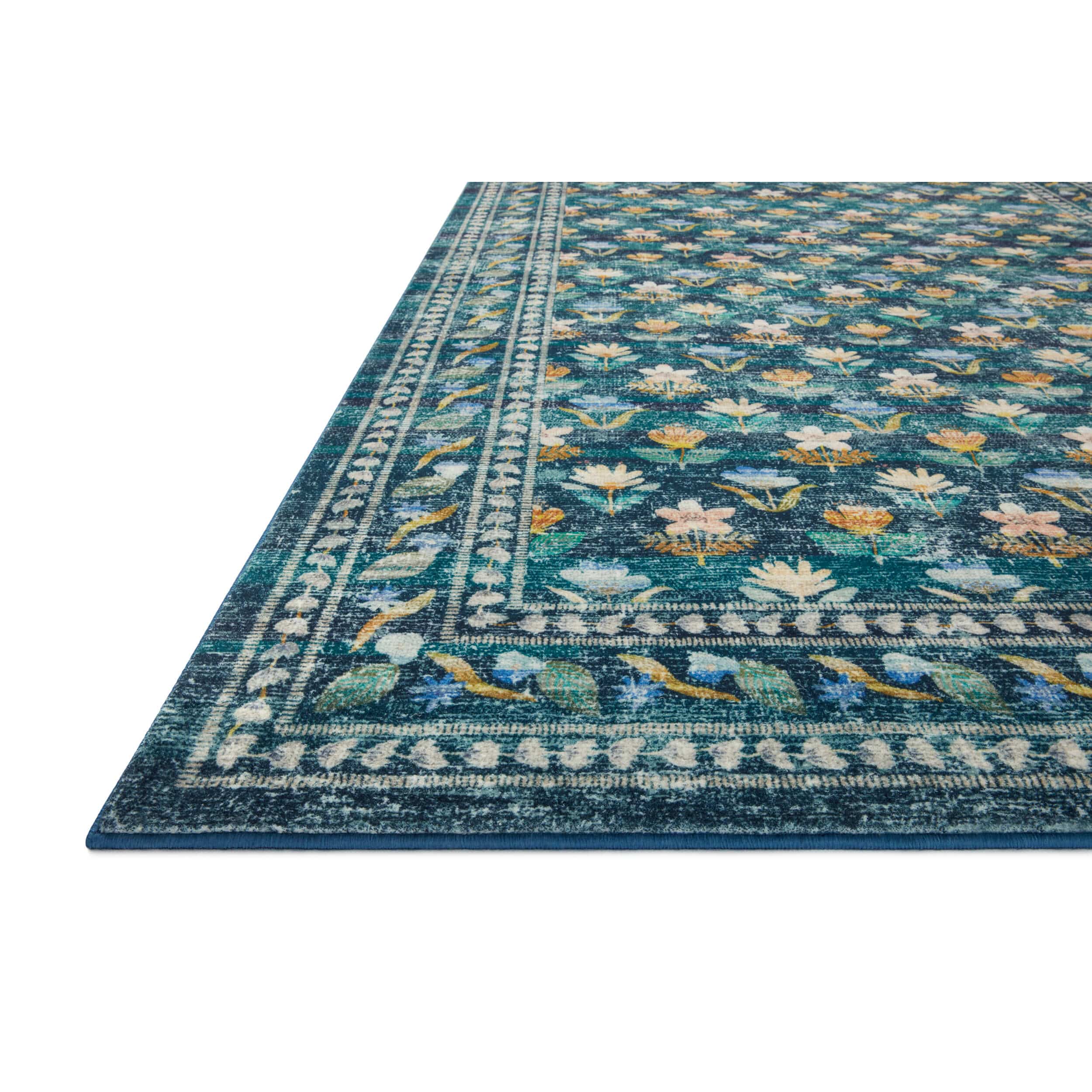 Rifle Paper Co. x Loloi Rug Courtyard COU-05, Hadley Emerald - Image 3