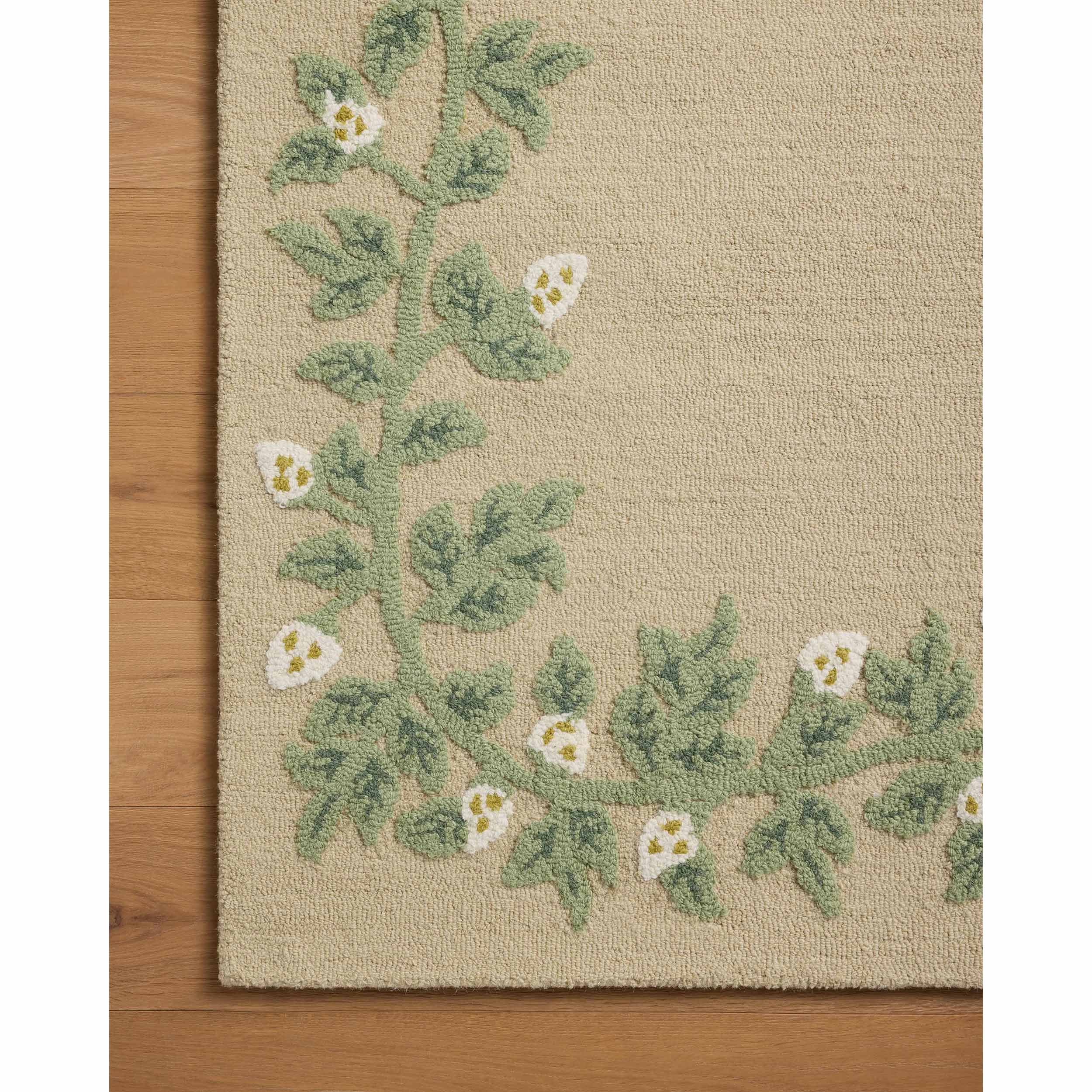 Rifle Paper Co. x Loloi Rug Highgrove HIG-03, Cream - Image 4