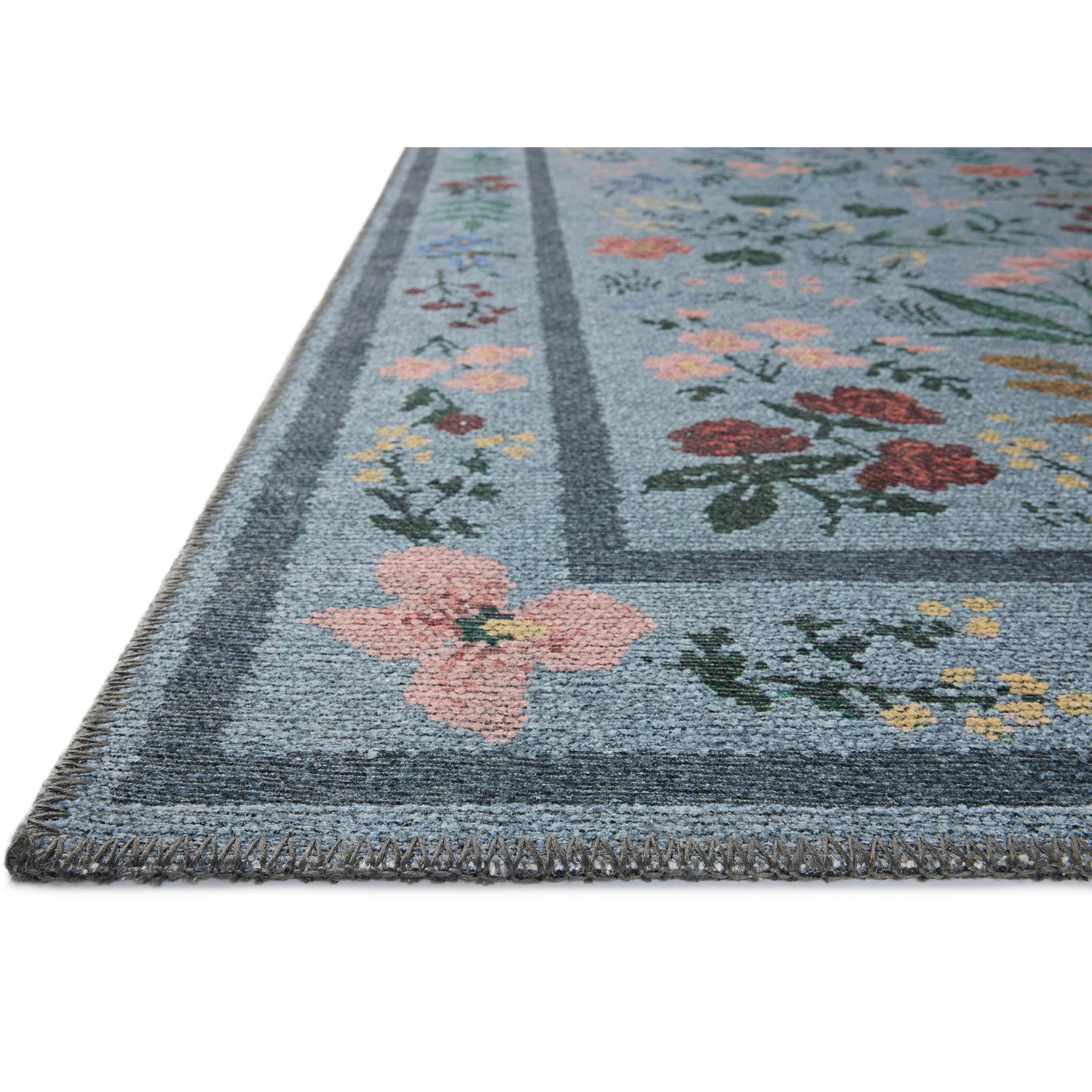 Rifle Paper Co. x Loloi Rug Wildwood, Blue - Image 2