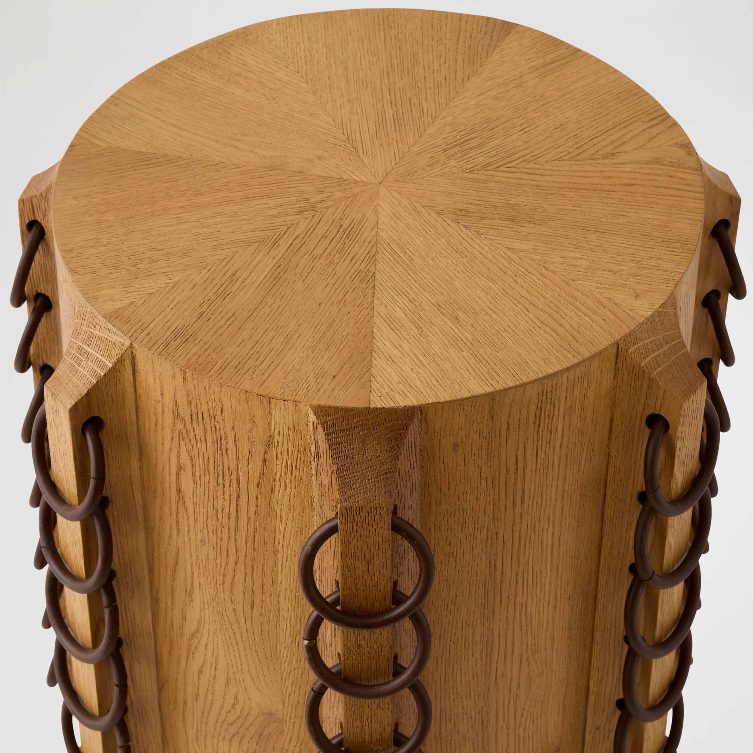 Ring Accent Table, Natural - Image 3