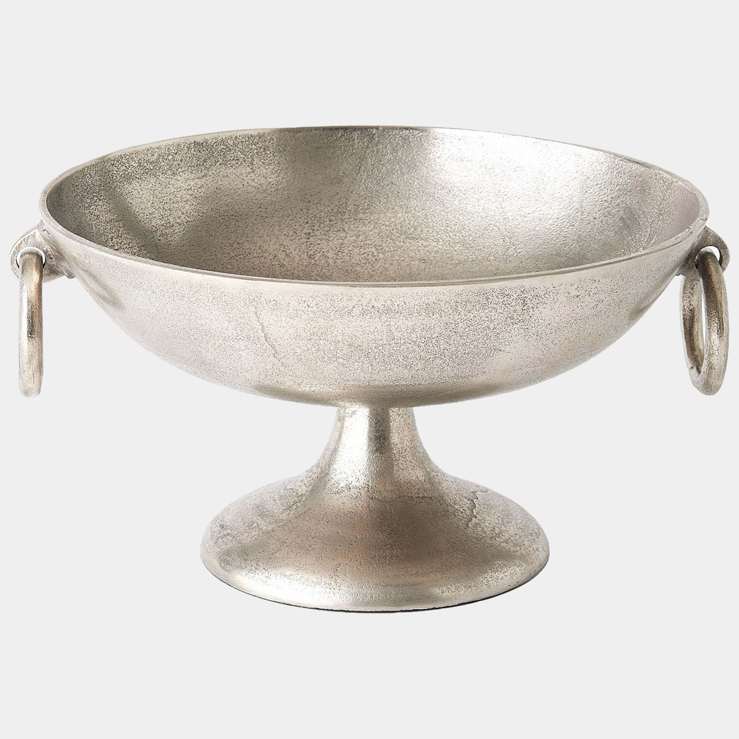 Ring Handle Bowl, Antique Nickel