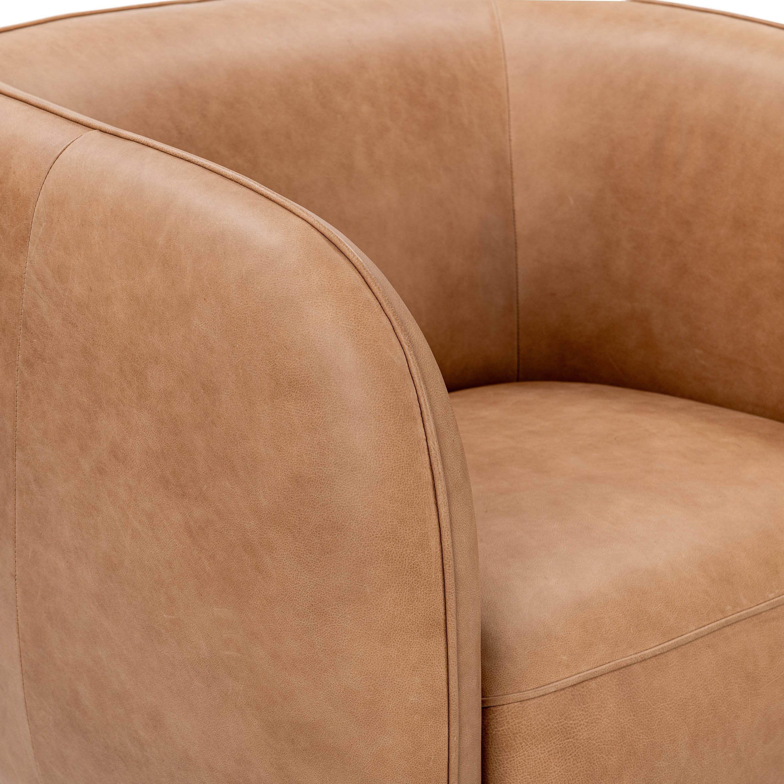 Rinner Leather Chair, Tan - Image 5