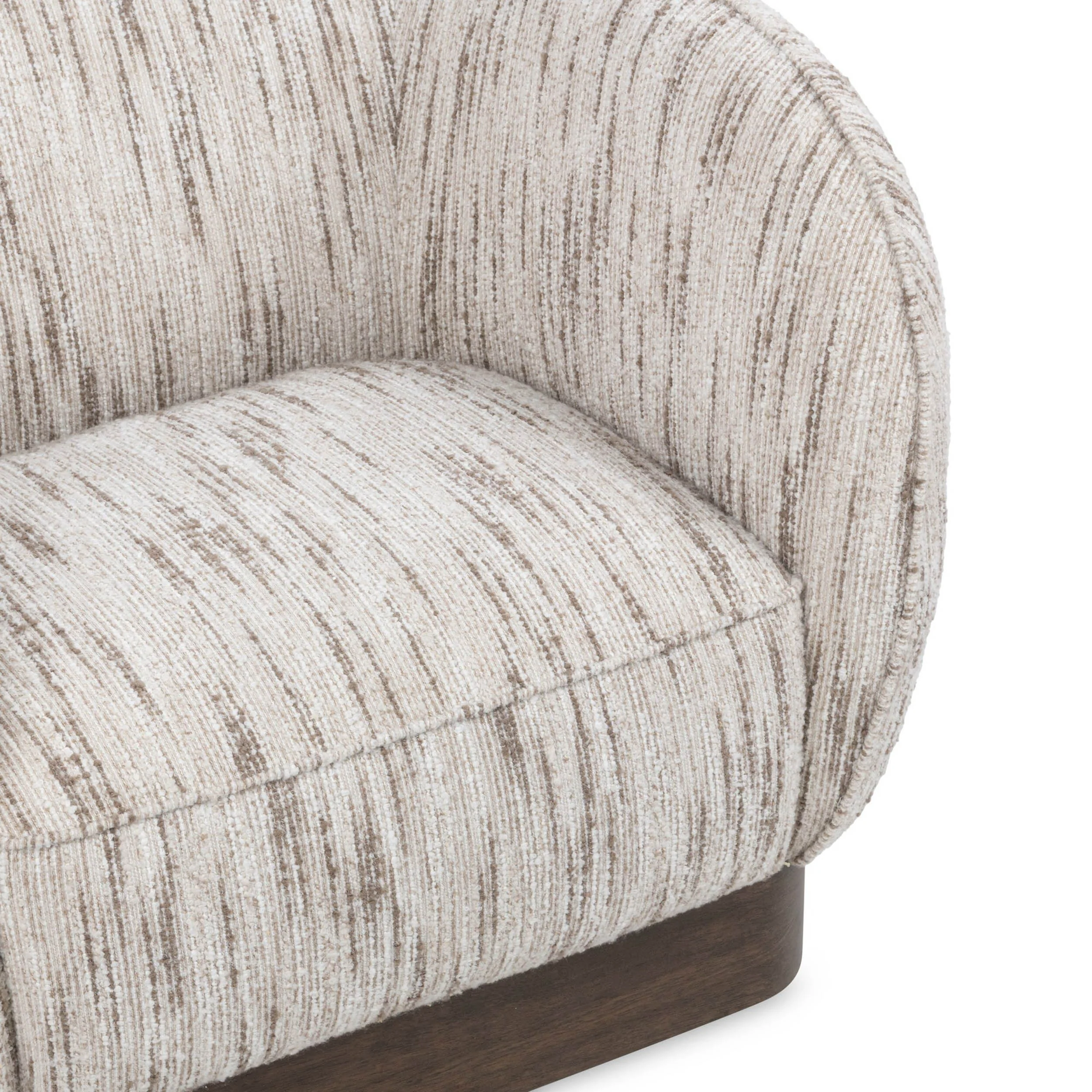 Rinner Swivel Accent Chair, Cocoa Cream - Image 4