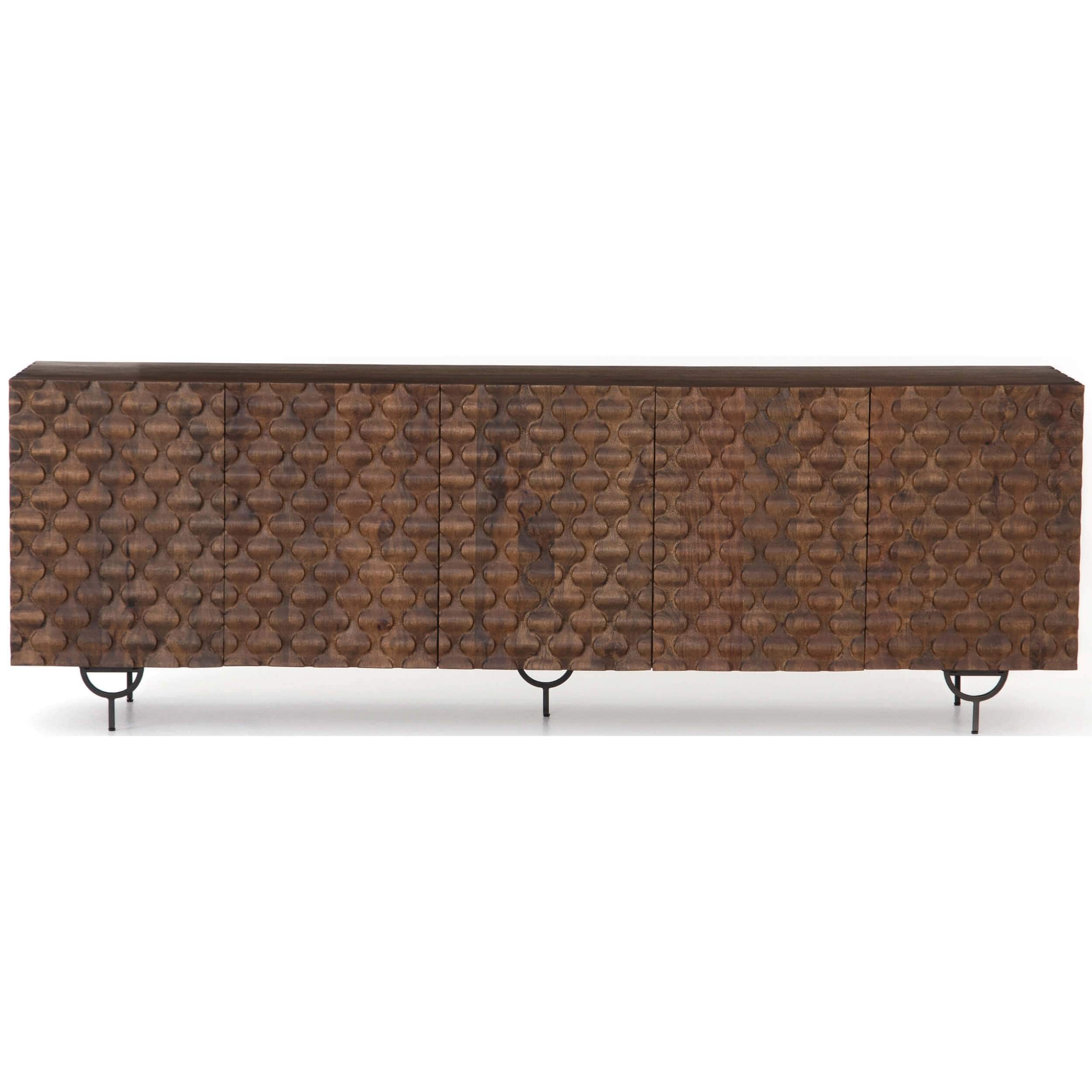 Rio Media Console, Antique Brown by Four Hands - Image 3