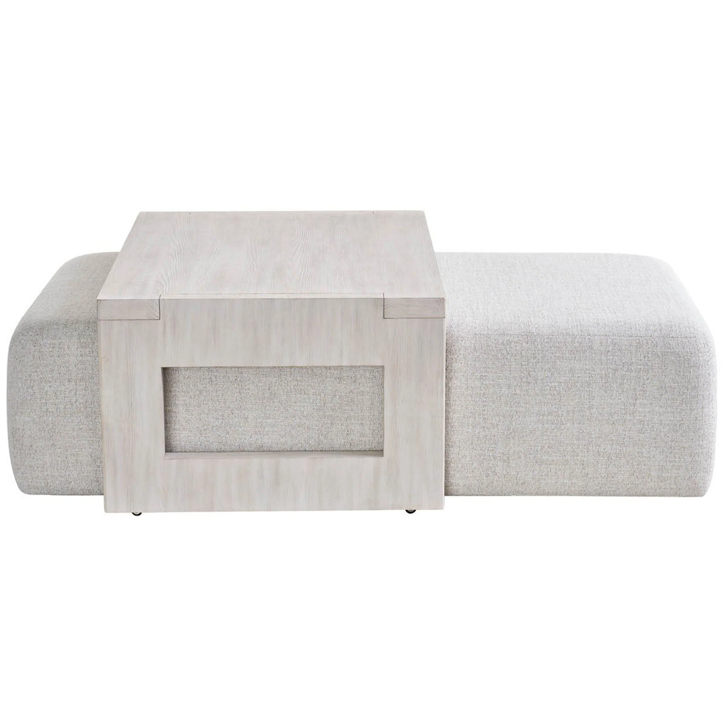 Dwell Nesting Cocktail Ottoman, River Rock - Image 2