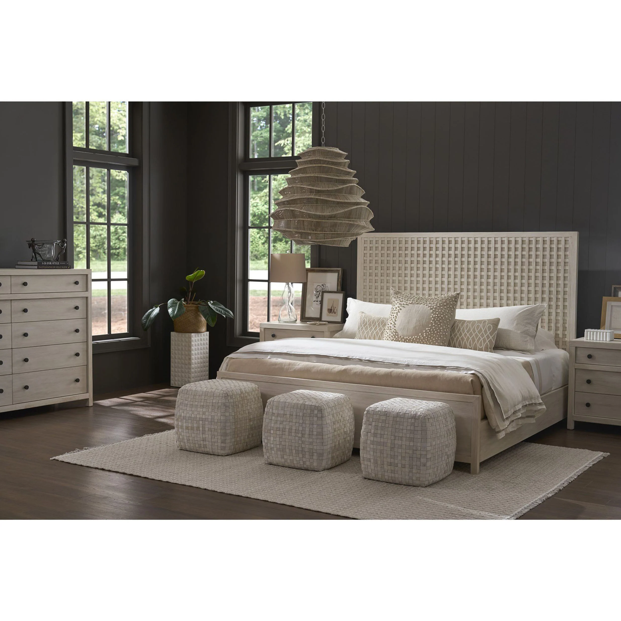 River Rock Panel Bed, Natural - Image 3