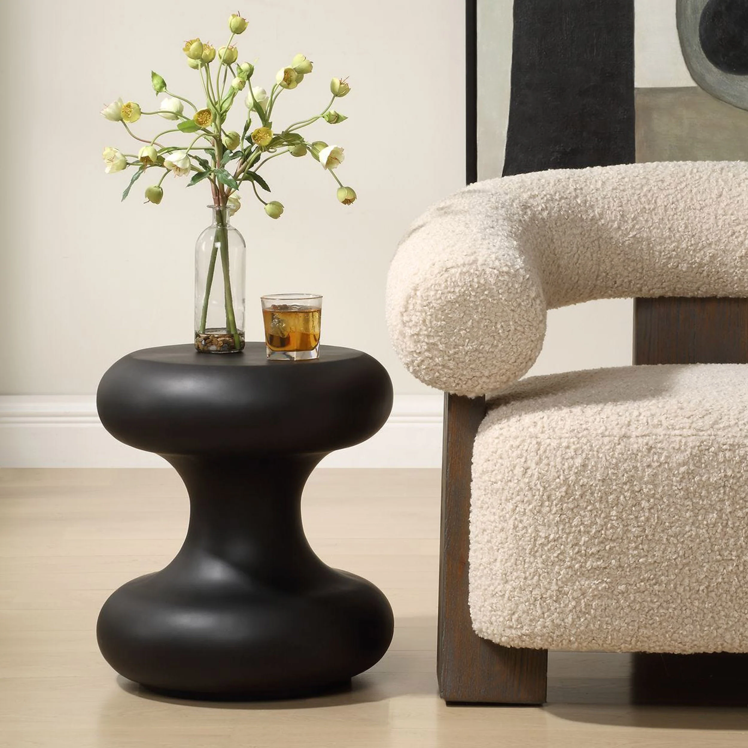 Robles Accent Table, Black - Image 4