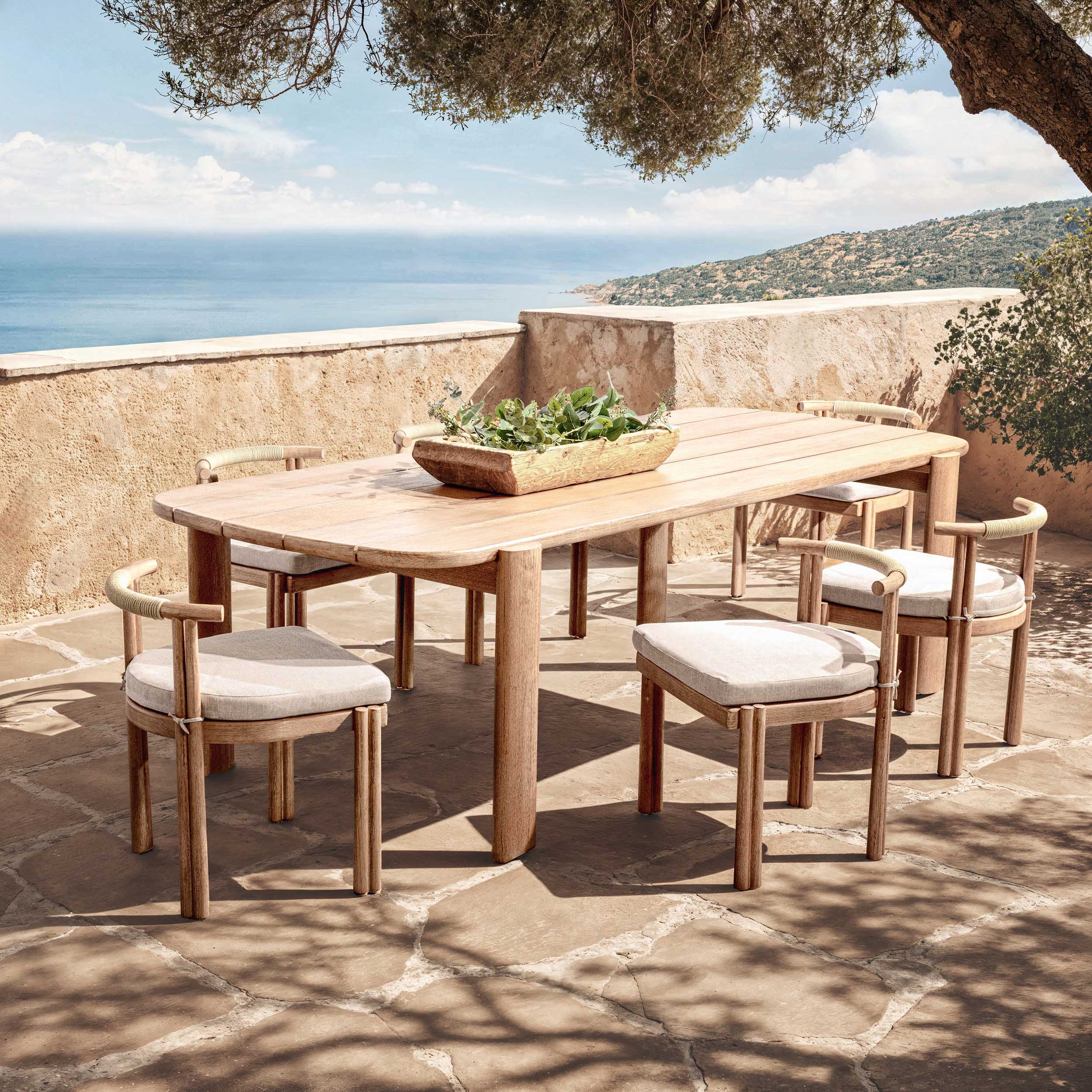 Rocco Outdoor Dining Table, Butterscotch - Image 6