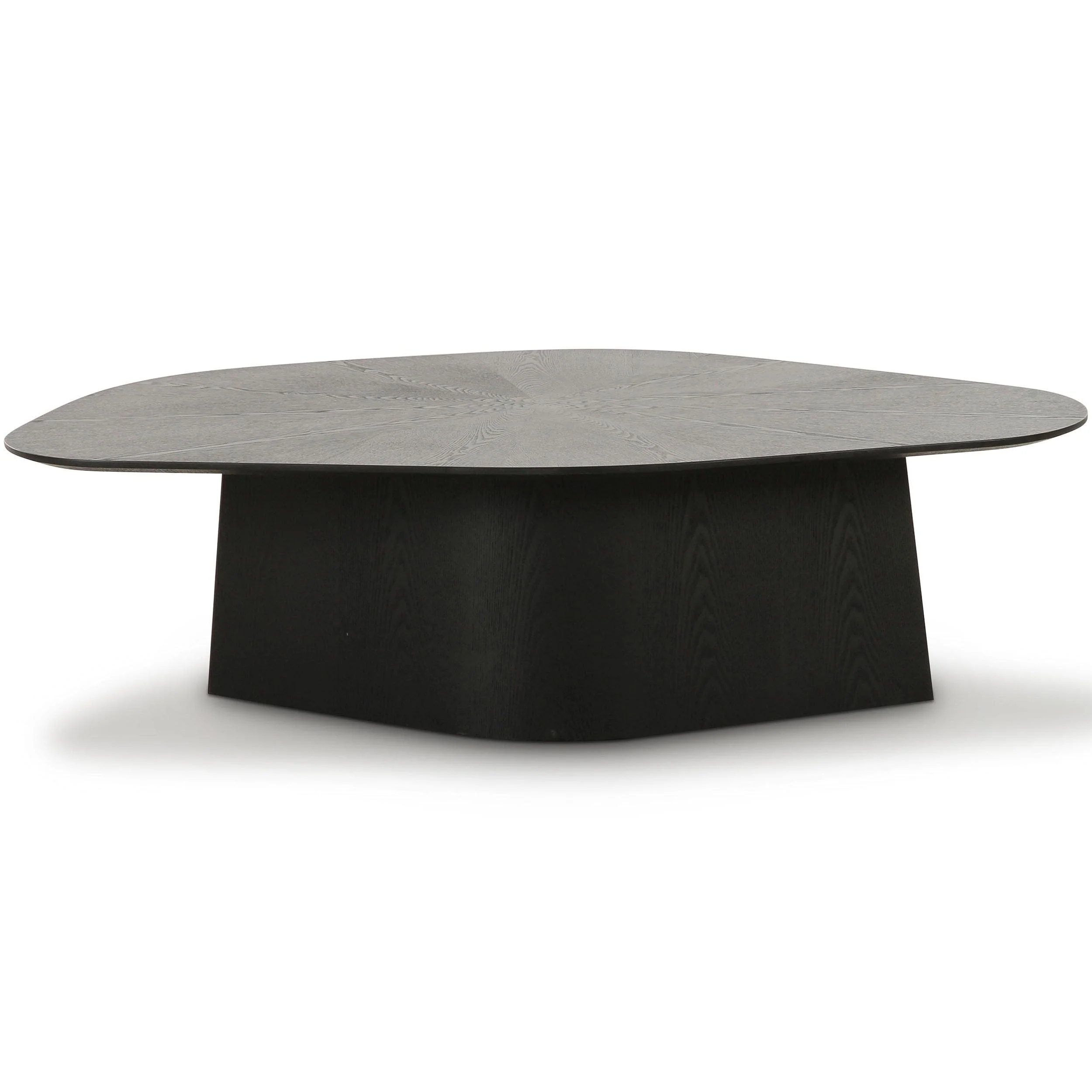 Roche Geometric Low Coffee Table, Black - Image 2