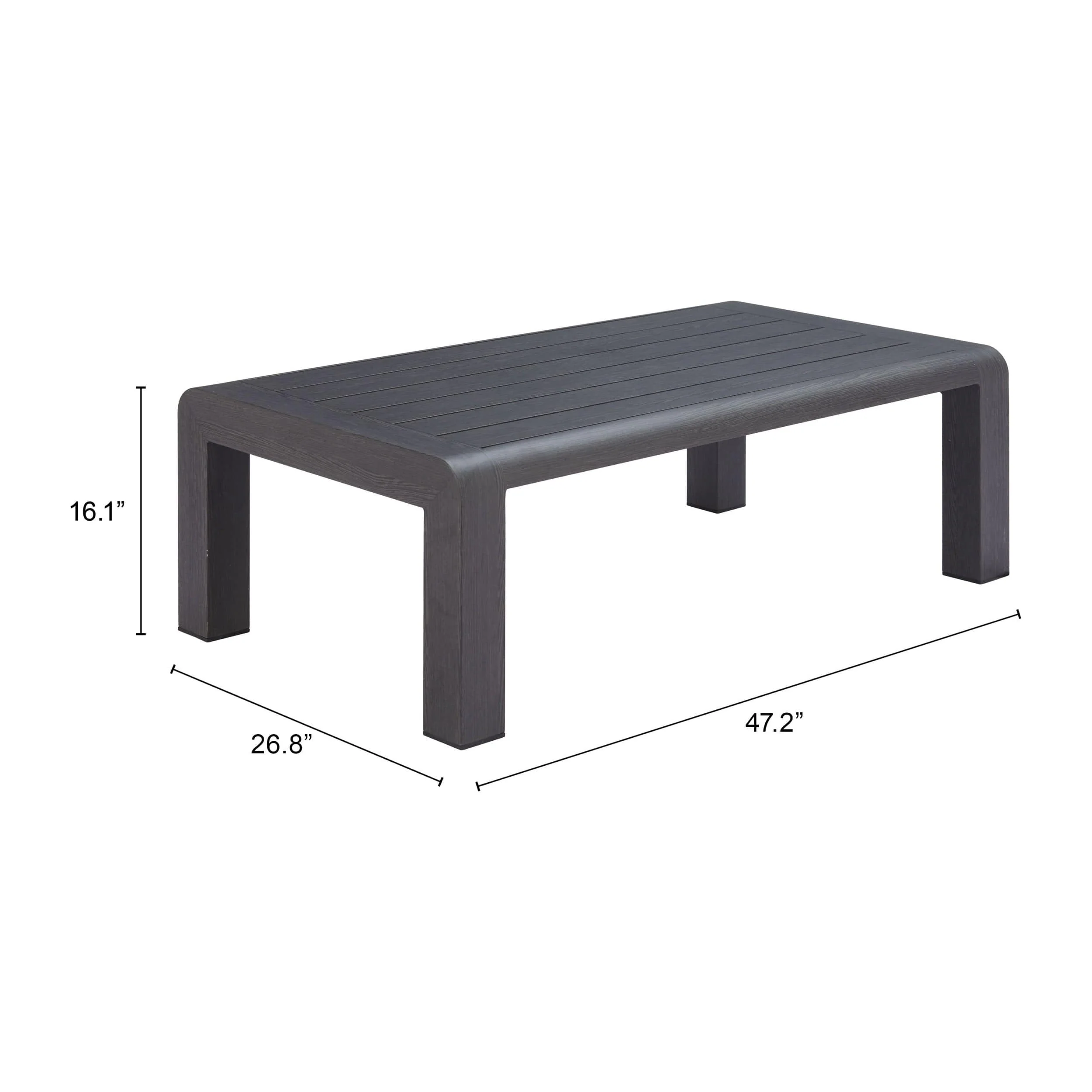 Rolig Coffee Table, Black - Image 2