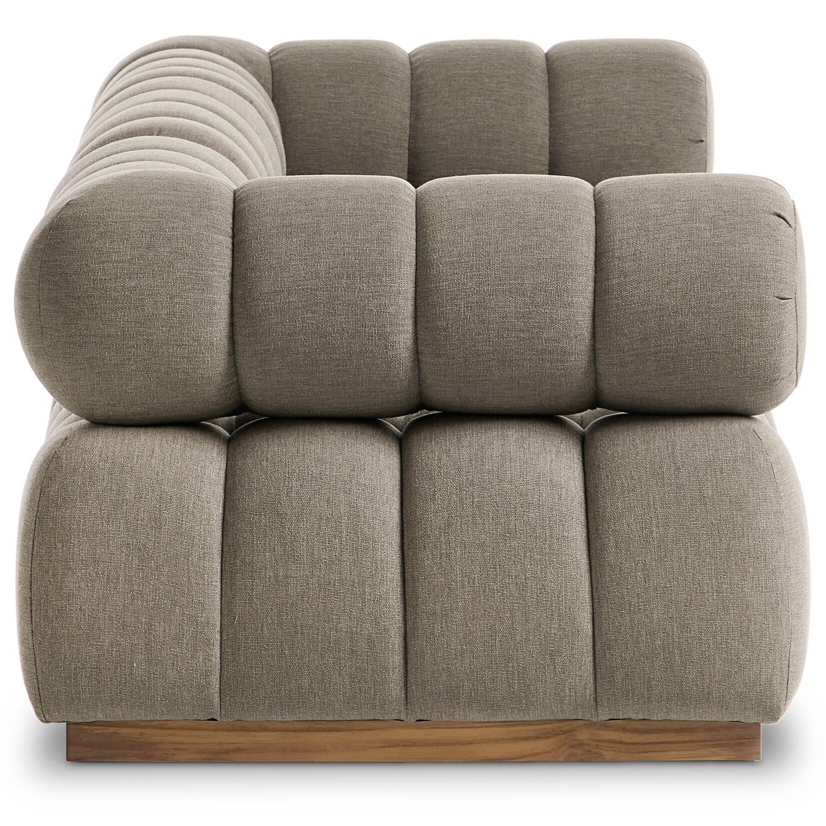 Roma 3 Piece Outdoor Sofa, Alessi Fawn by Four Hands - Image 3