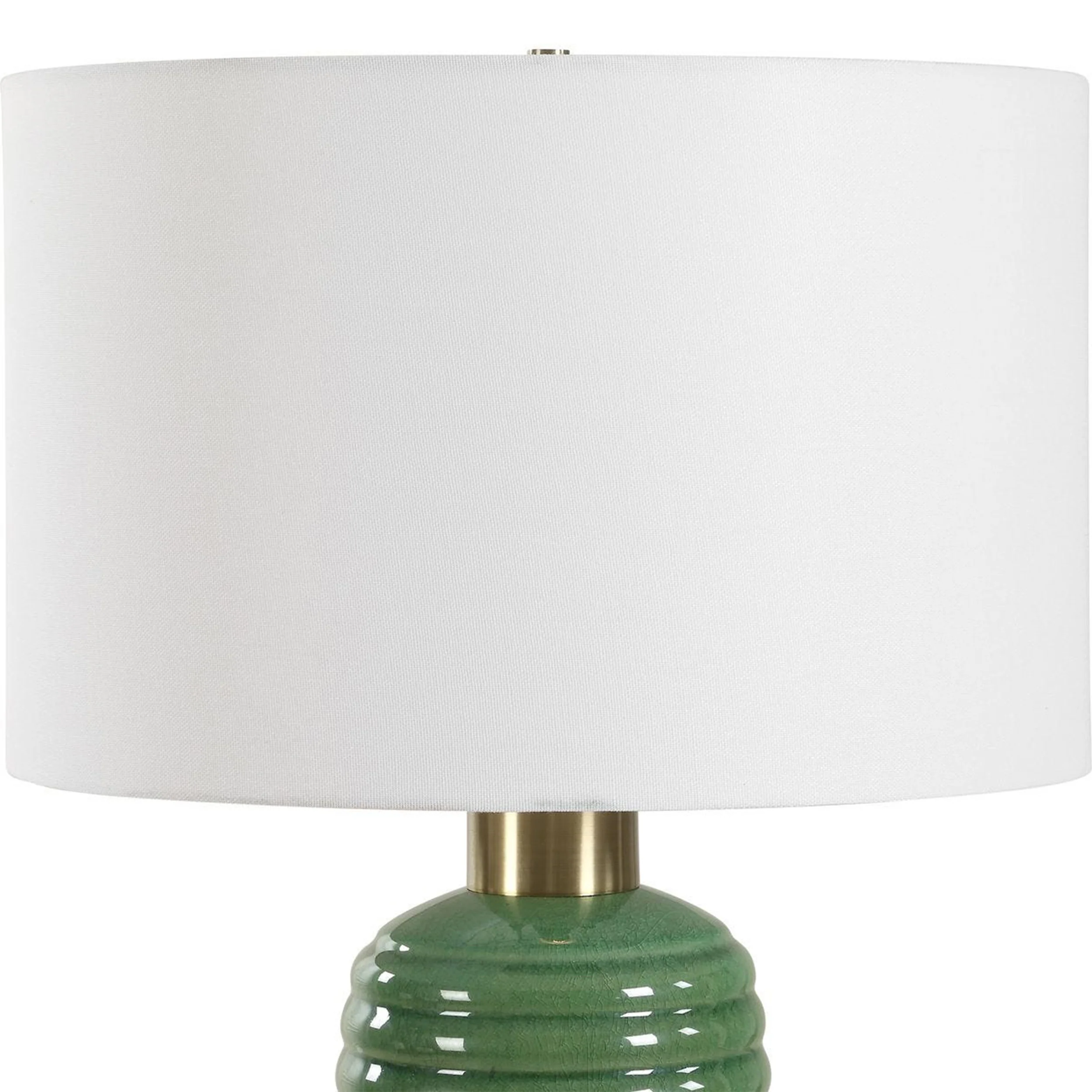 Roman Table Lamp, Olive Green - Image 3