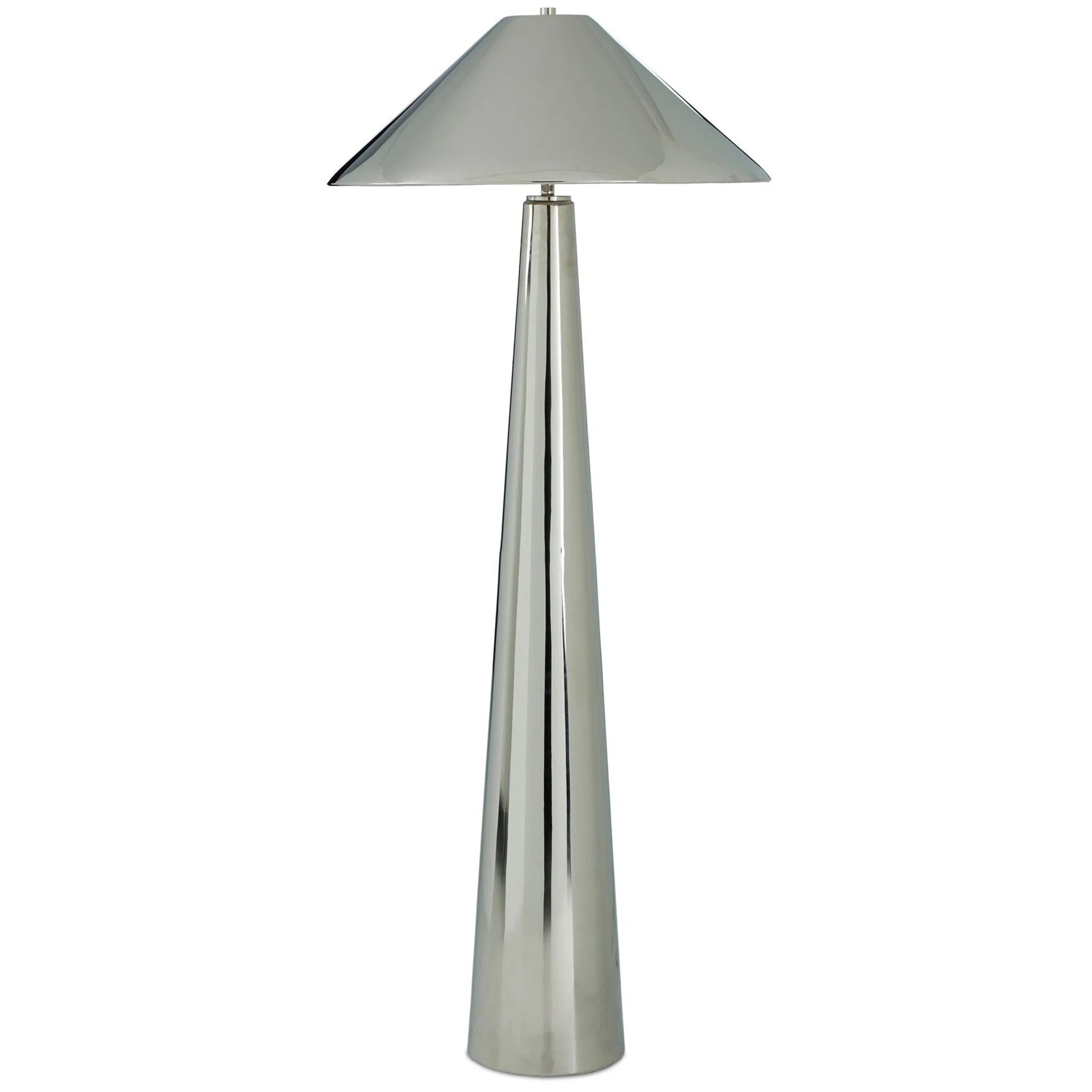 Romani Floor Lamp, Nickel by Four Hands
