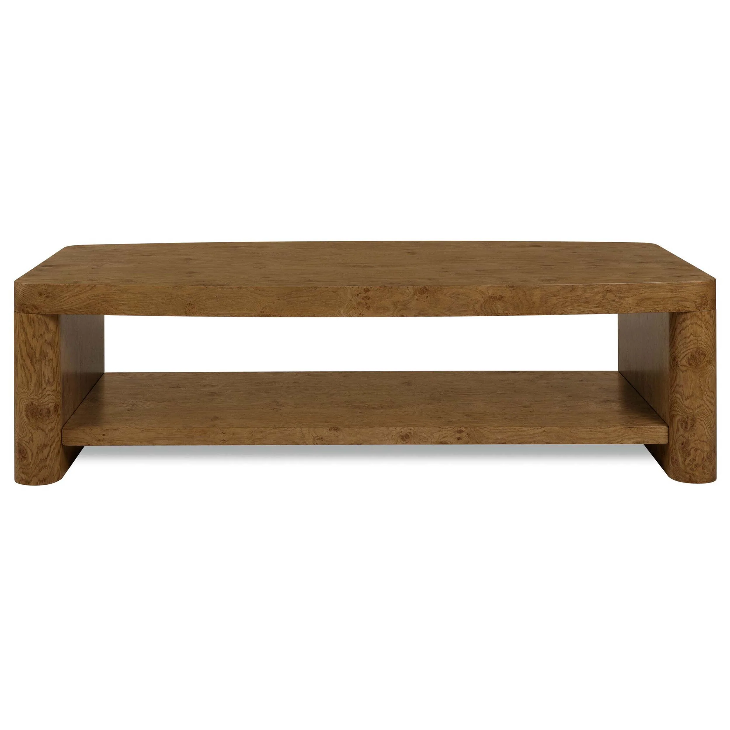Romano Rectangle Cocktail Table, Golden Brown - Image 2