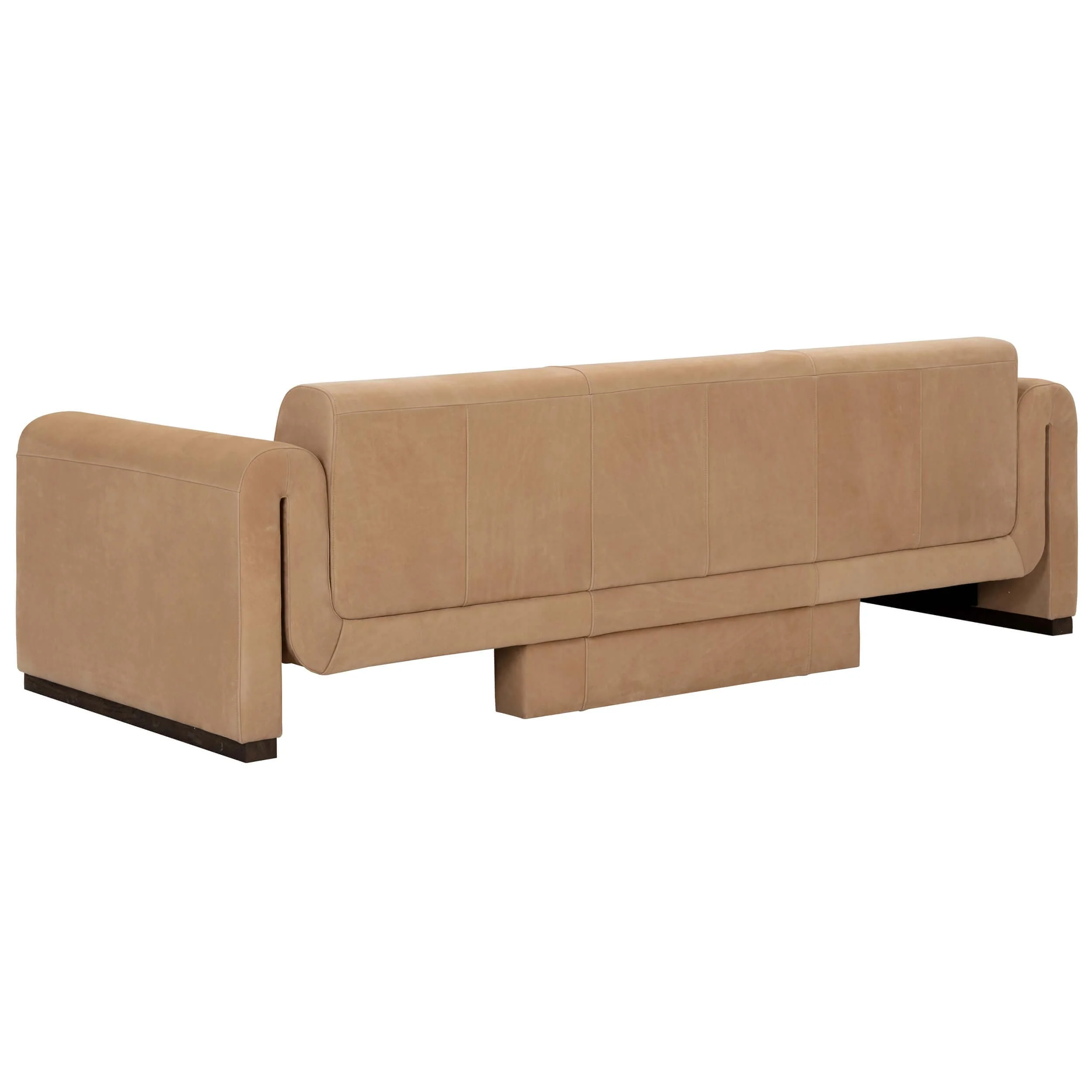 Romer Leather Sofa, Nubuck Tan - Image 3