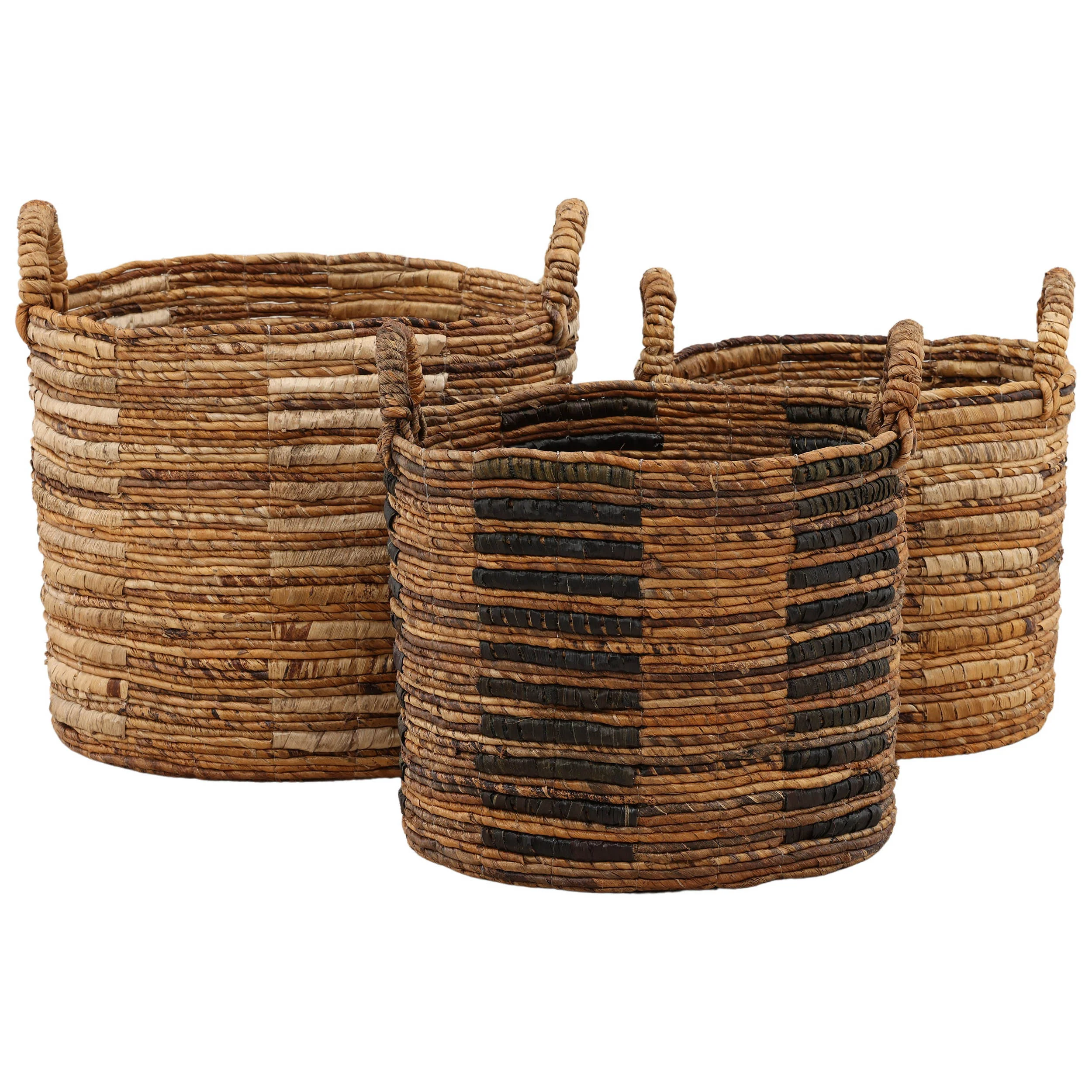 Rook Basket, Natural, Set of 3 - Image 2