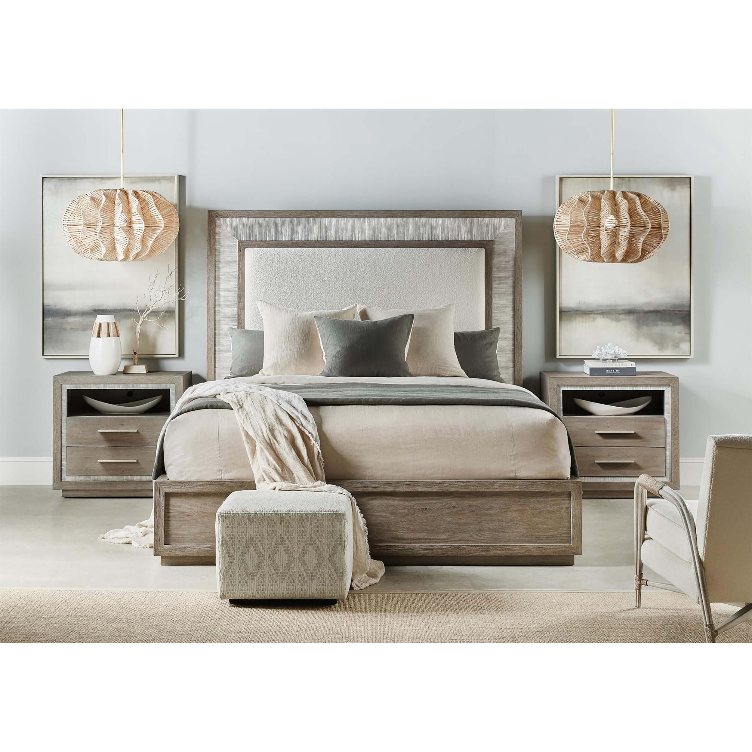 Rookery Upholstered Panel Bed - Image 3