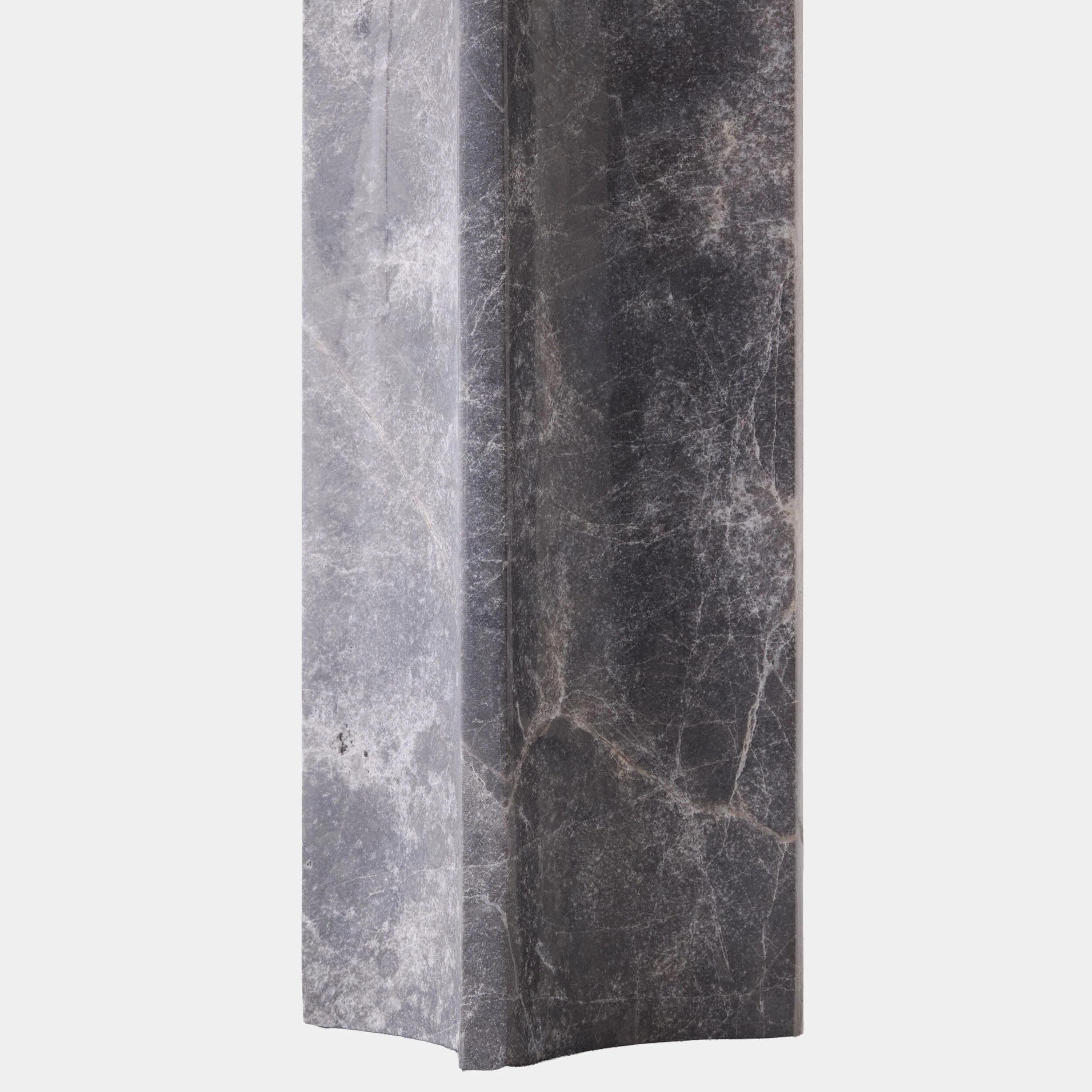 Rory Marble Column Lamp, Gray - Image 2
