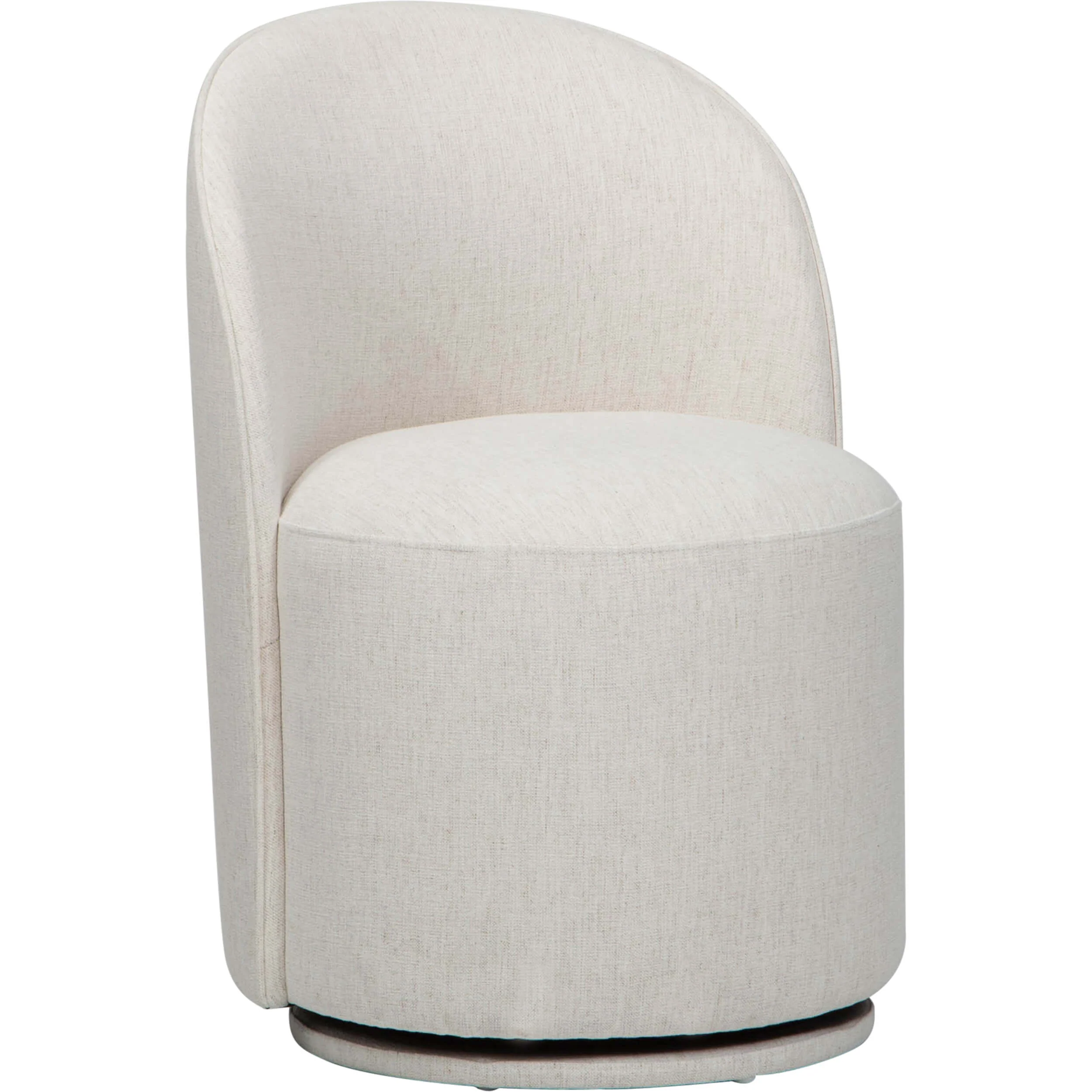 Rory Swivel Dining Chair, Nomad Snow, Set of 2