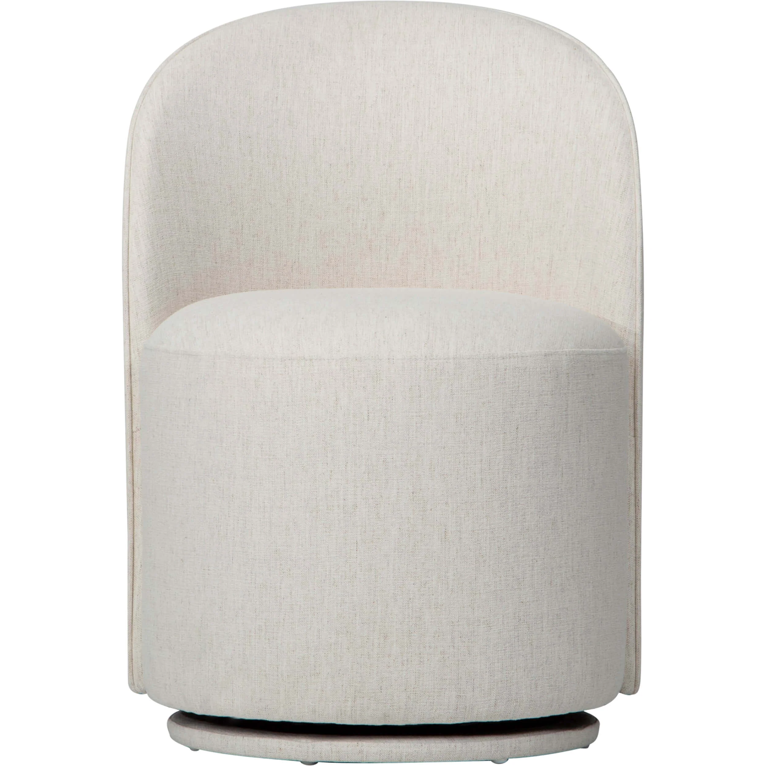 Rory Swivel Dining Chair, Nomad Snow, Set of 2 - Image 2