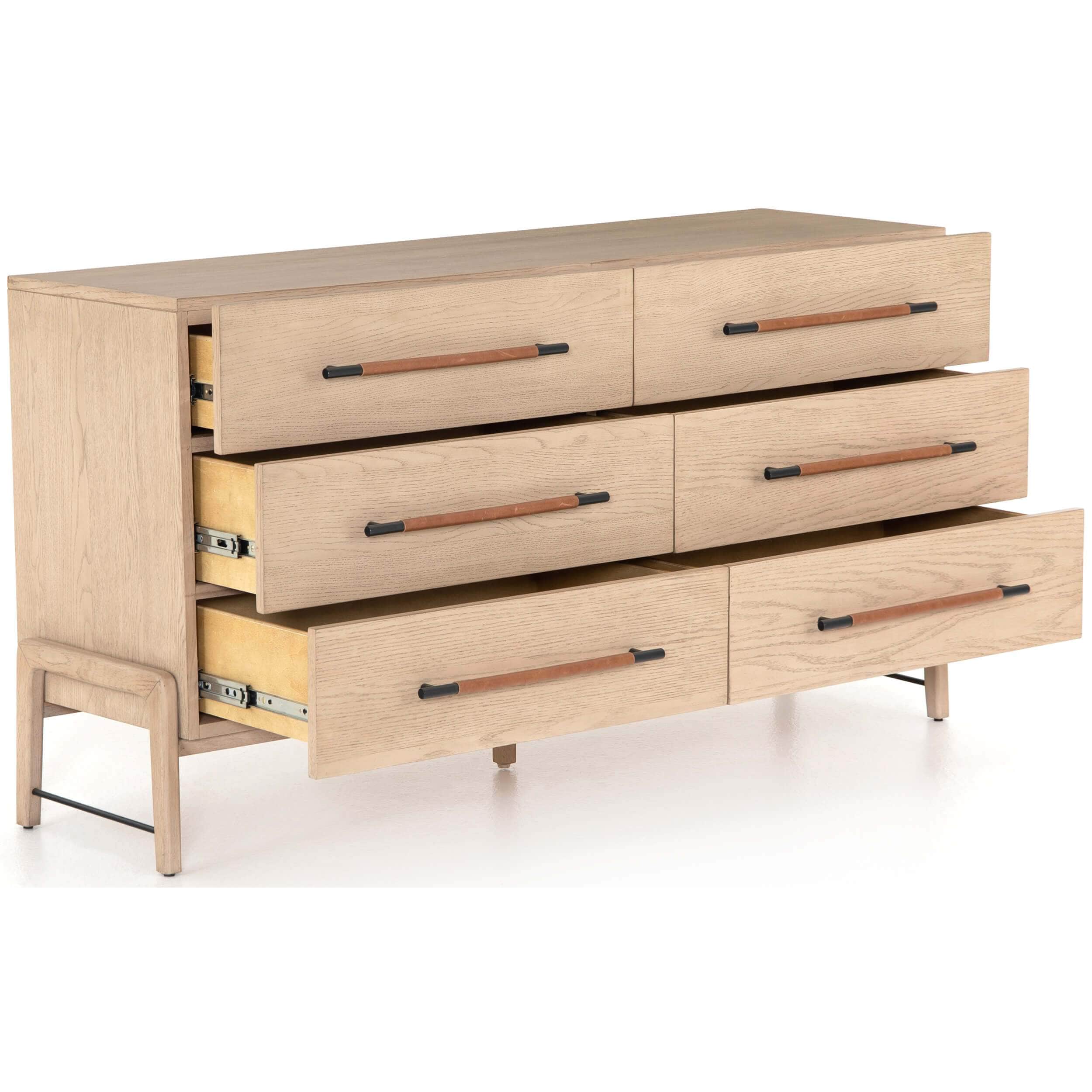 Rosedale 6 Drawer Dresser by Four Hands - Image 4