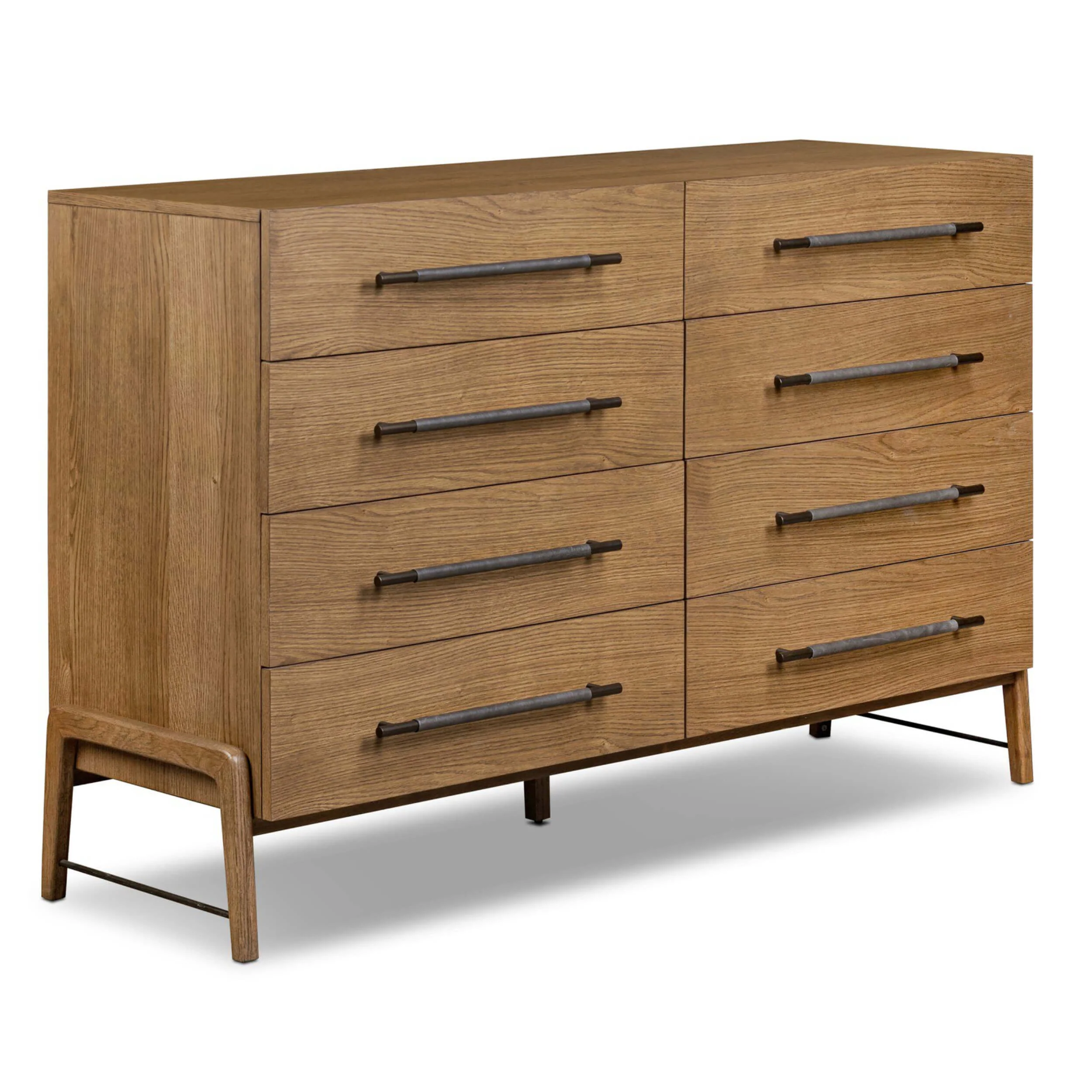 Rosedale 8 Drawer Dresser, Amber Oak by Four Hands