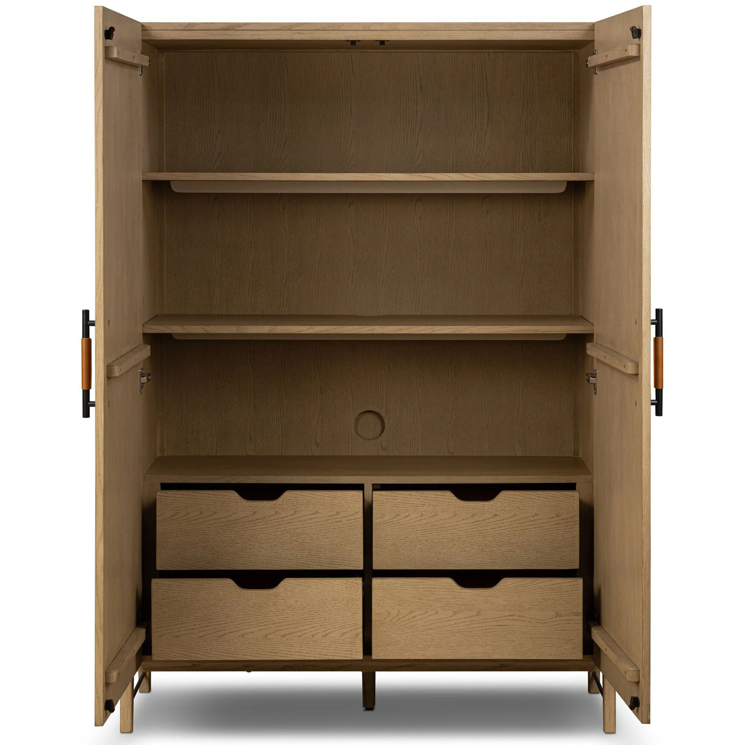 Rosedale Cabinet, Yucca Oak by Four Hands - Image 4