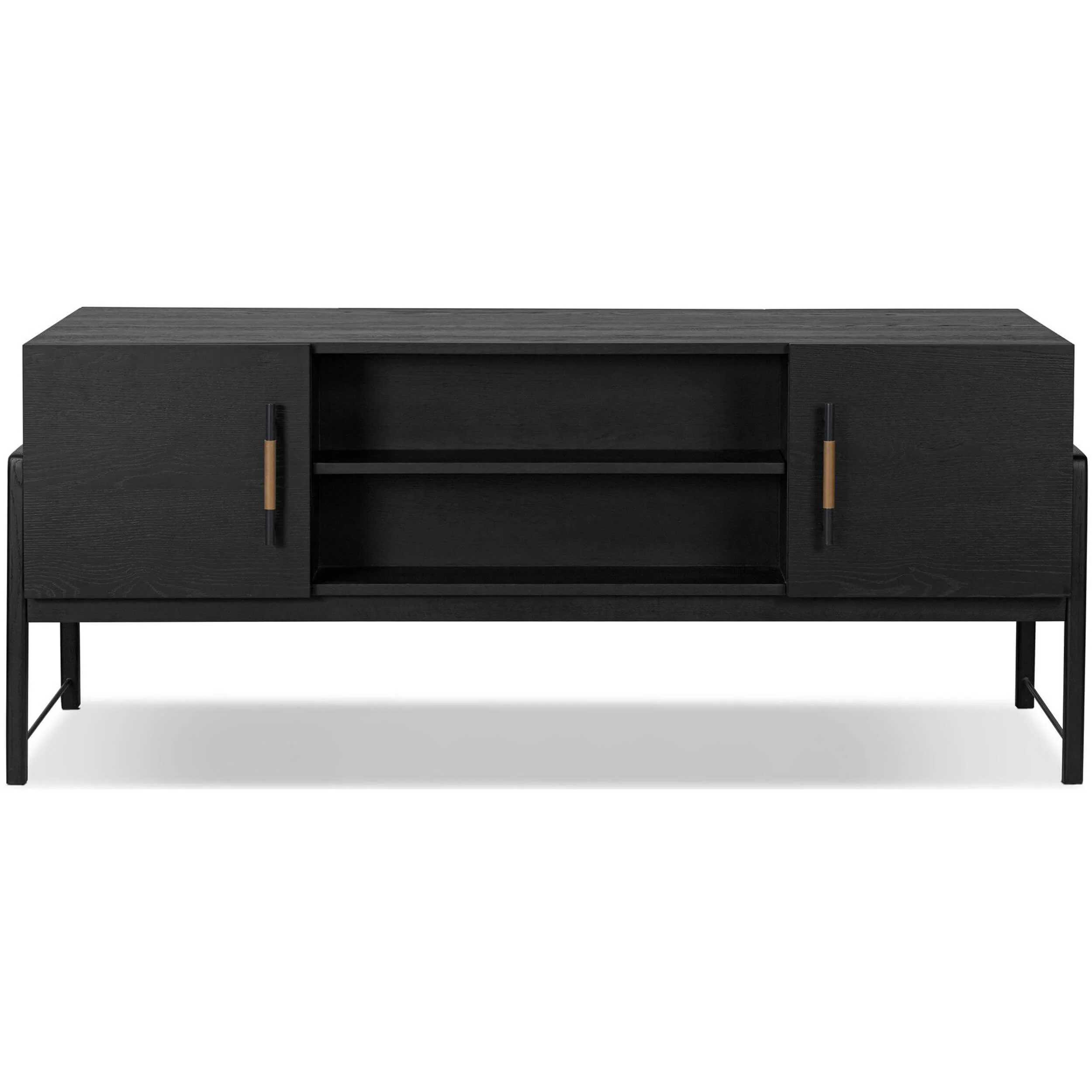 Rosedale Executive Desk, Ebony by Four Hands - Image 4