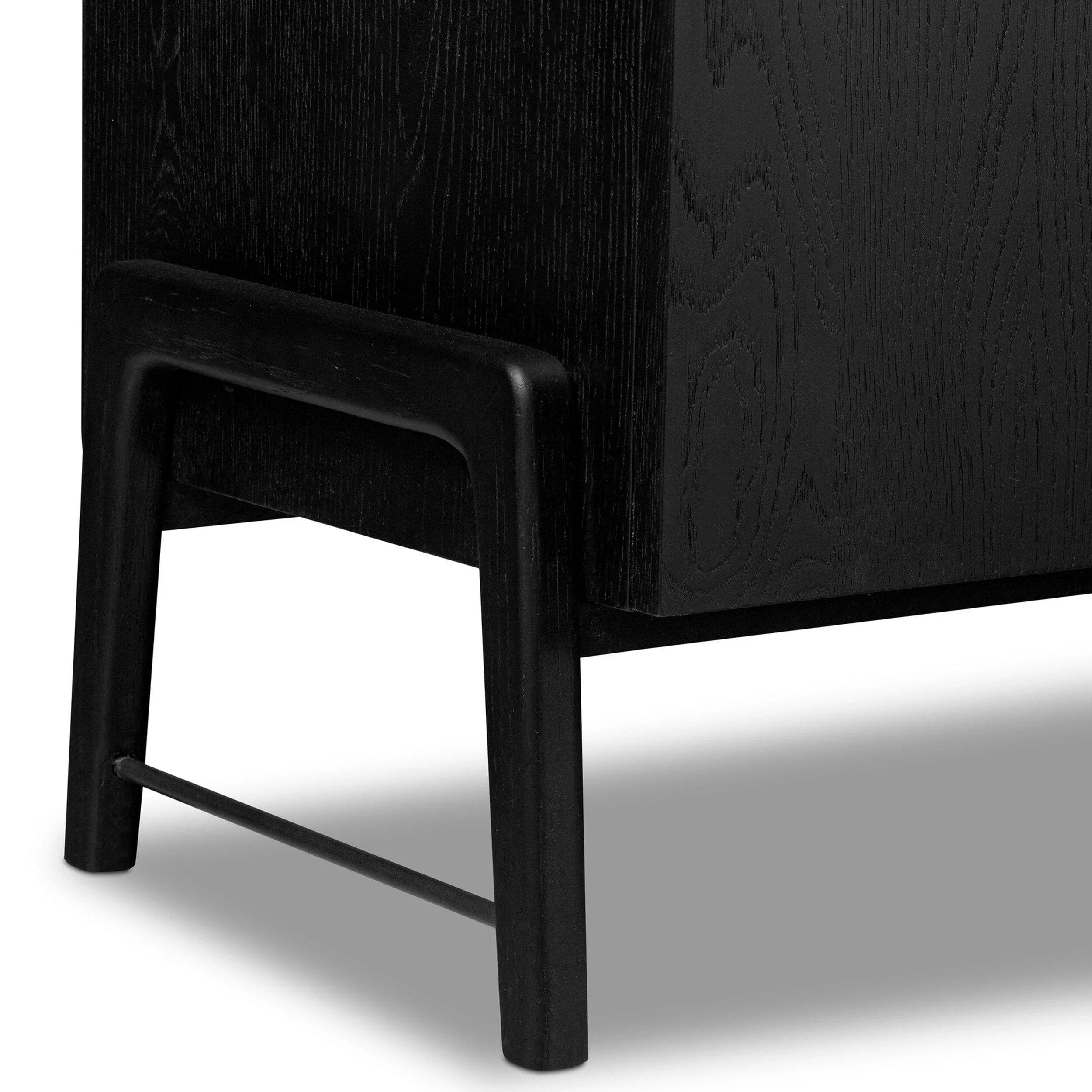 Rosedale Media Console, Ebony Oak by Four Hands - Image 6
