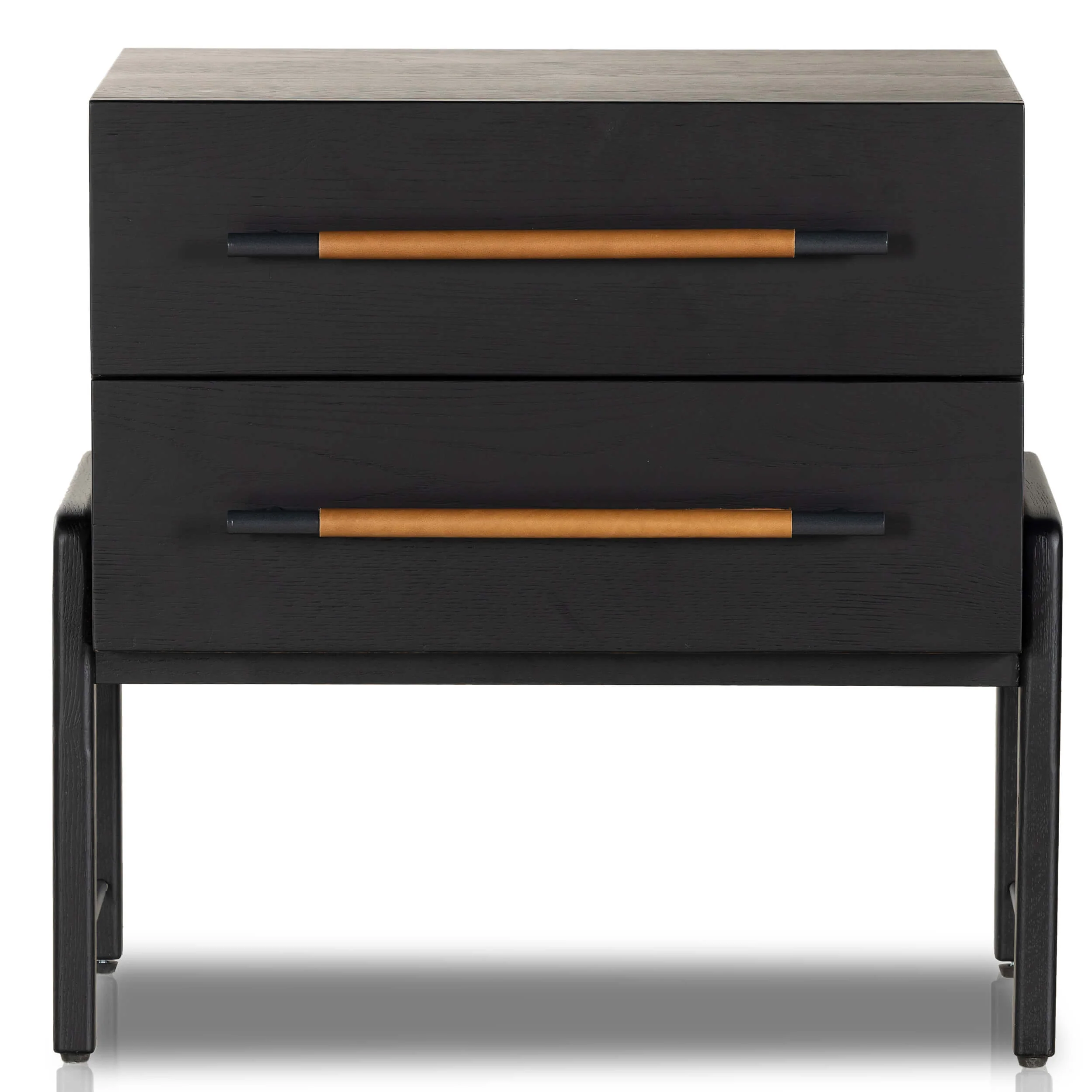 Rosedale Nightstand, Ebony Oak by Four Hands - Image 2