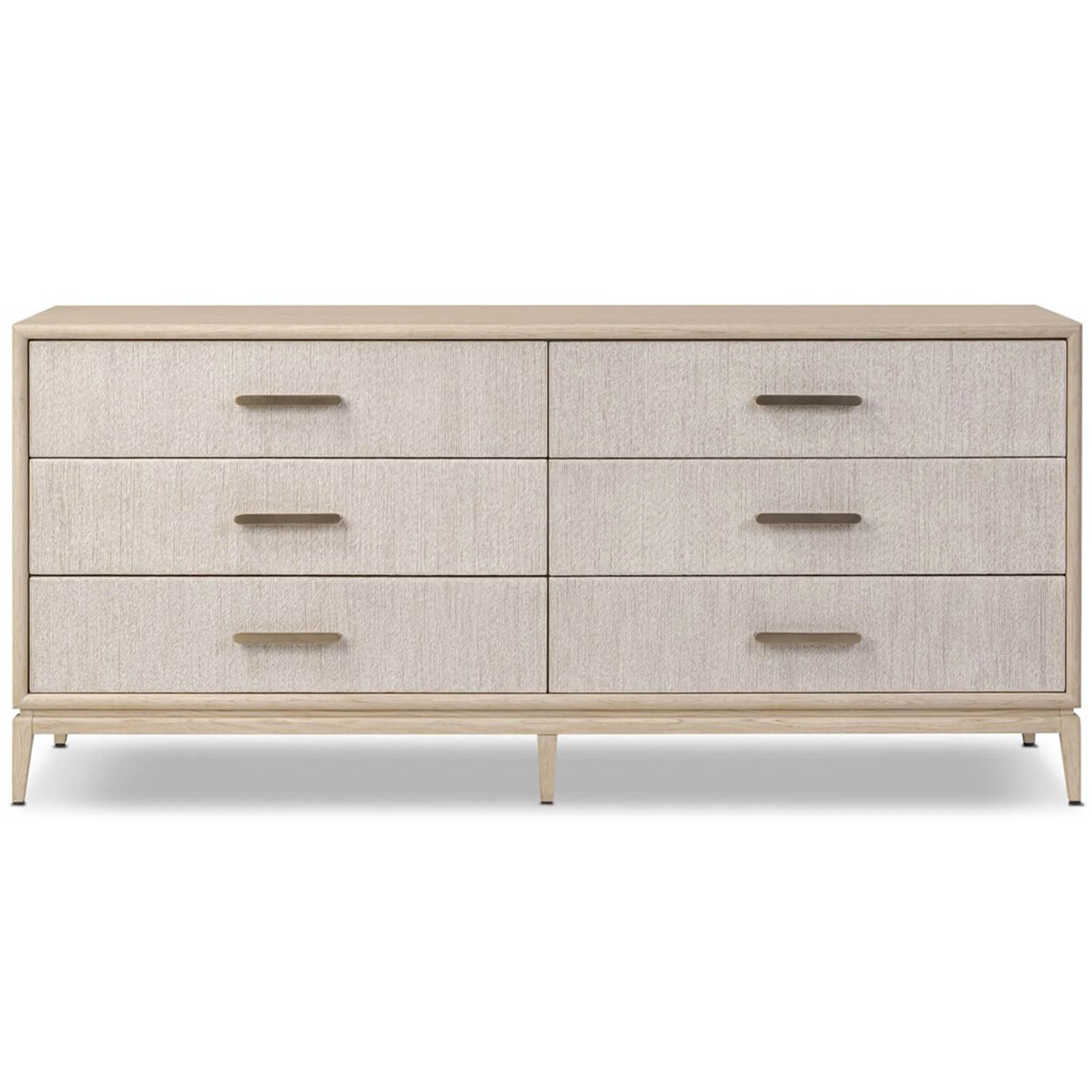 Rosenell 6 Drawer Dresser, Natural by Four Hands - Image 2
