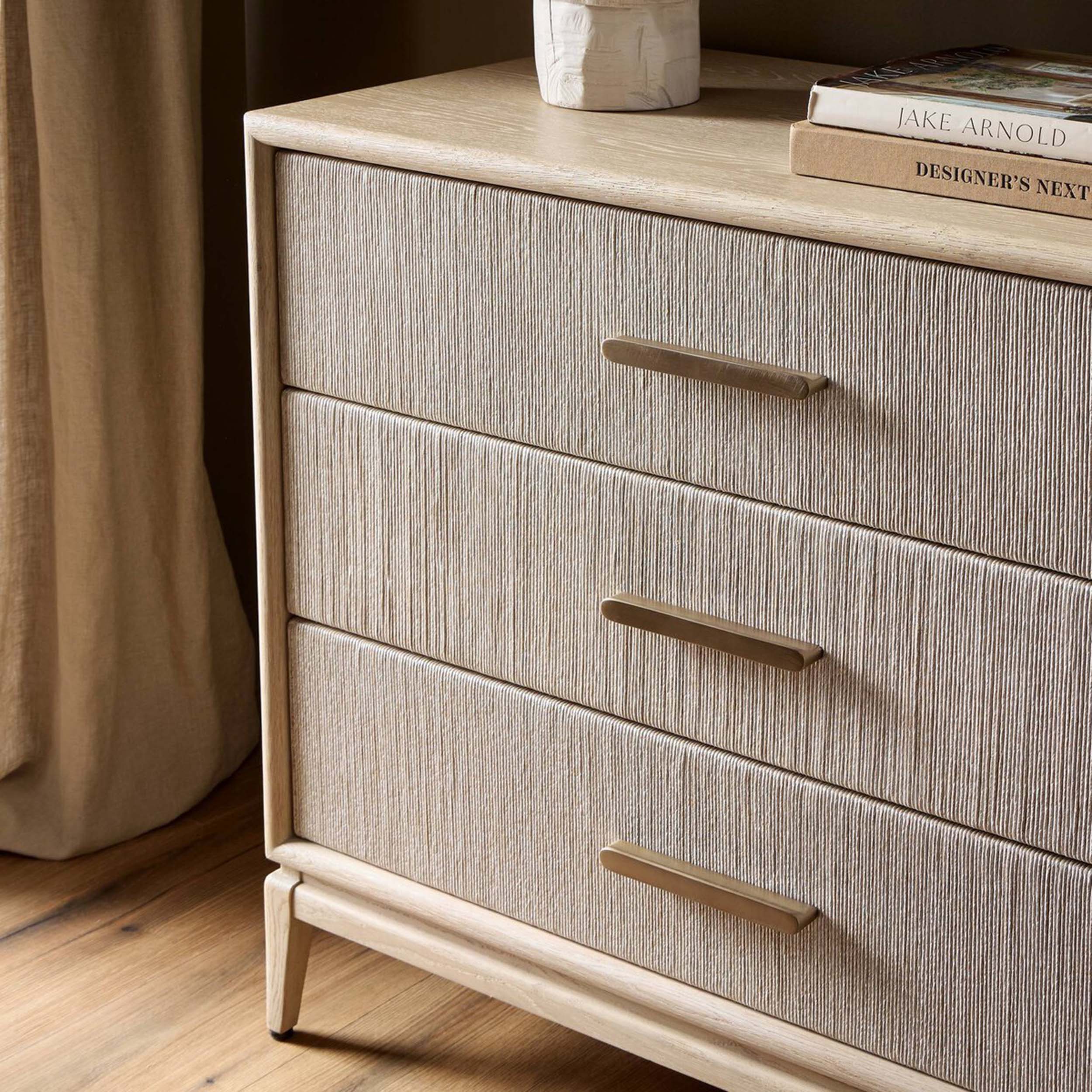 Rosenell 6 Drawer Dresser, Natural by Four Hands - Image 4