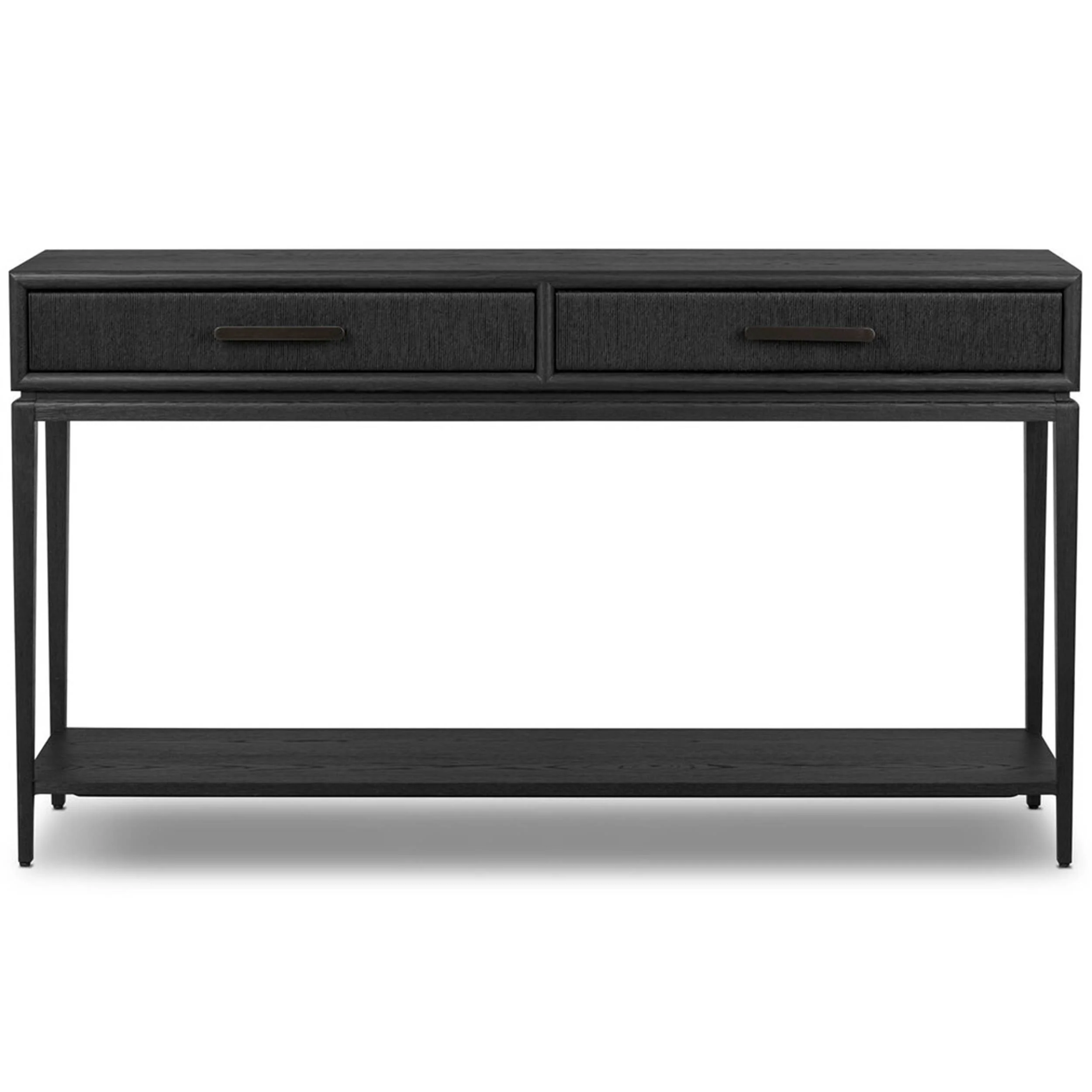Rosenell 60" Console Table, Black by Four Hands - Image 2