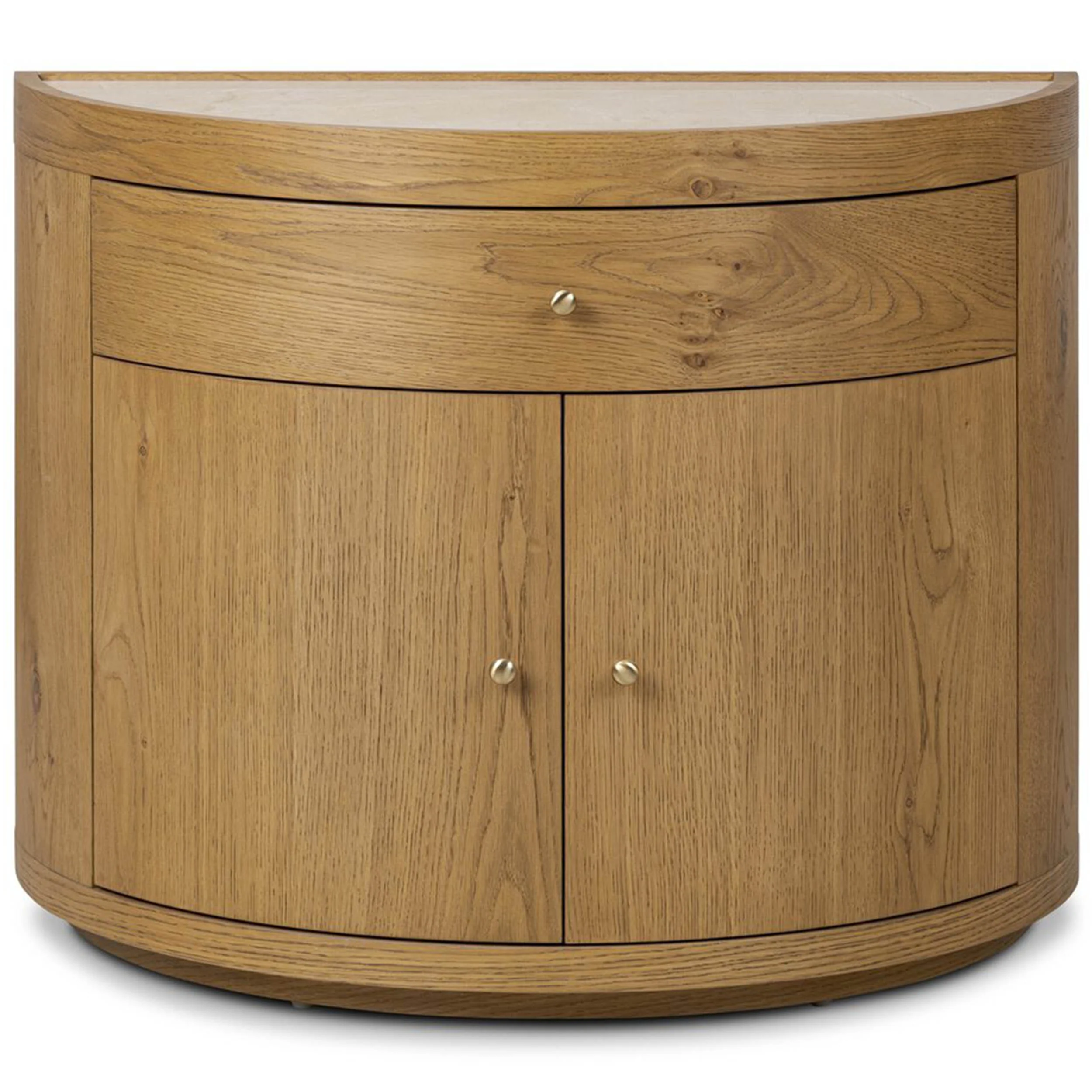 Ashton Nightstand, Cream Marble by Four Hands - Image 2