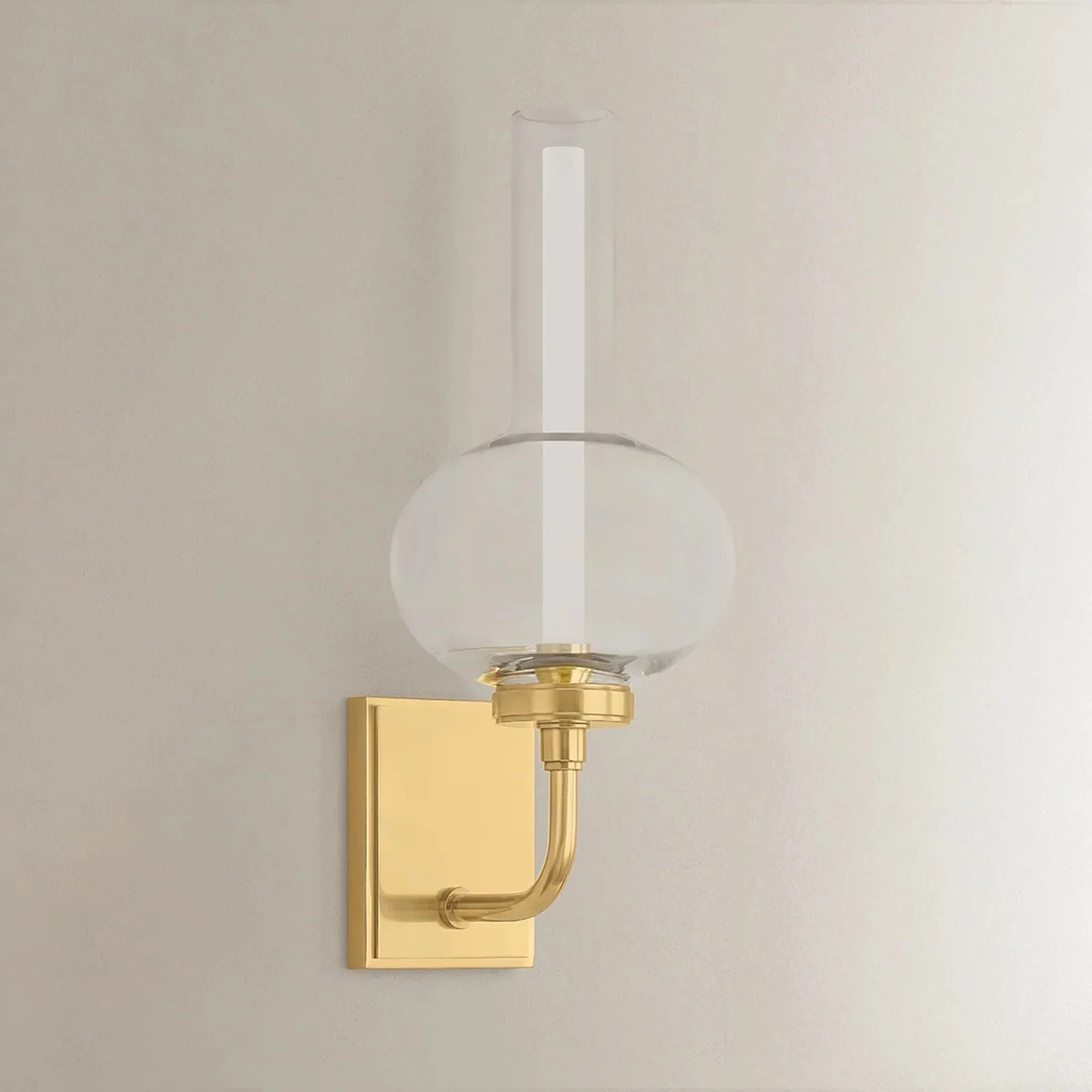 Rossman Wall Sconce, Aged Brass - Image 2