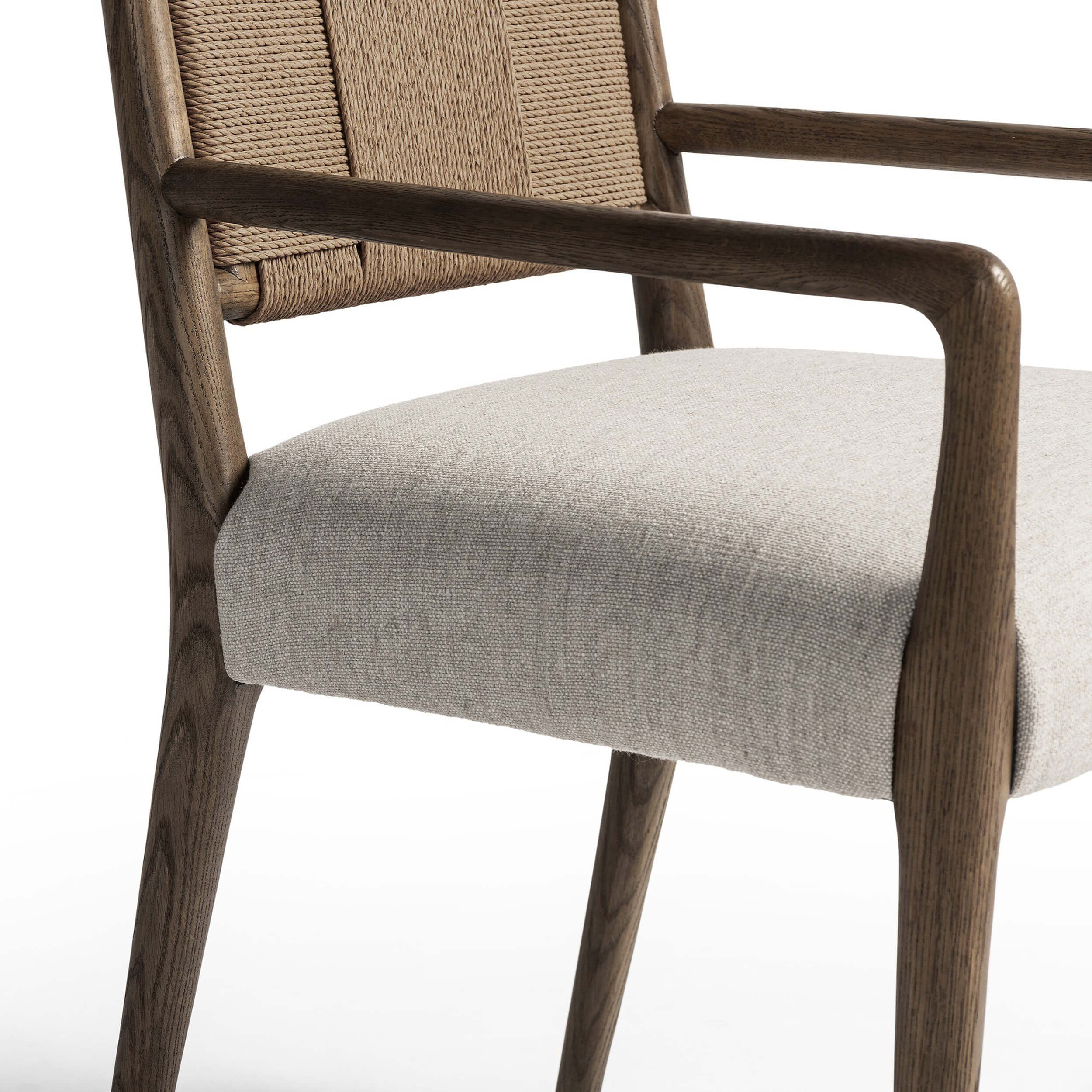 Rothler Dining Arm Chair, Alcala Wheat/Tan, Set of 2 by Four Hands - Image 5