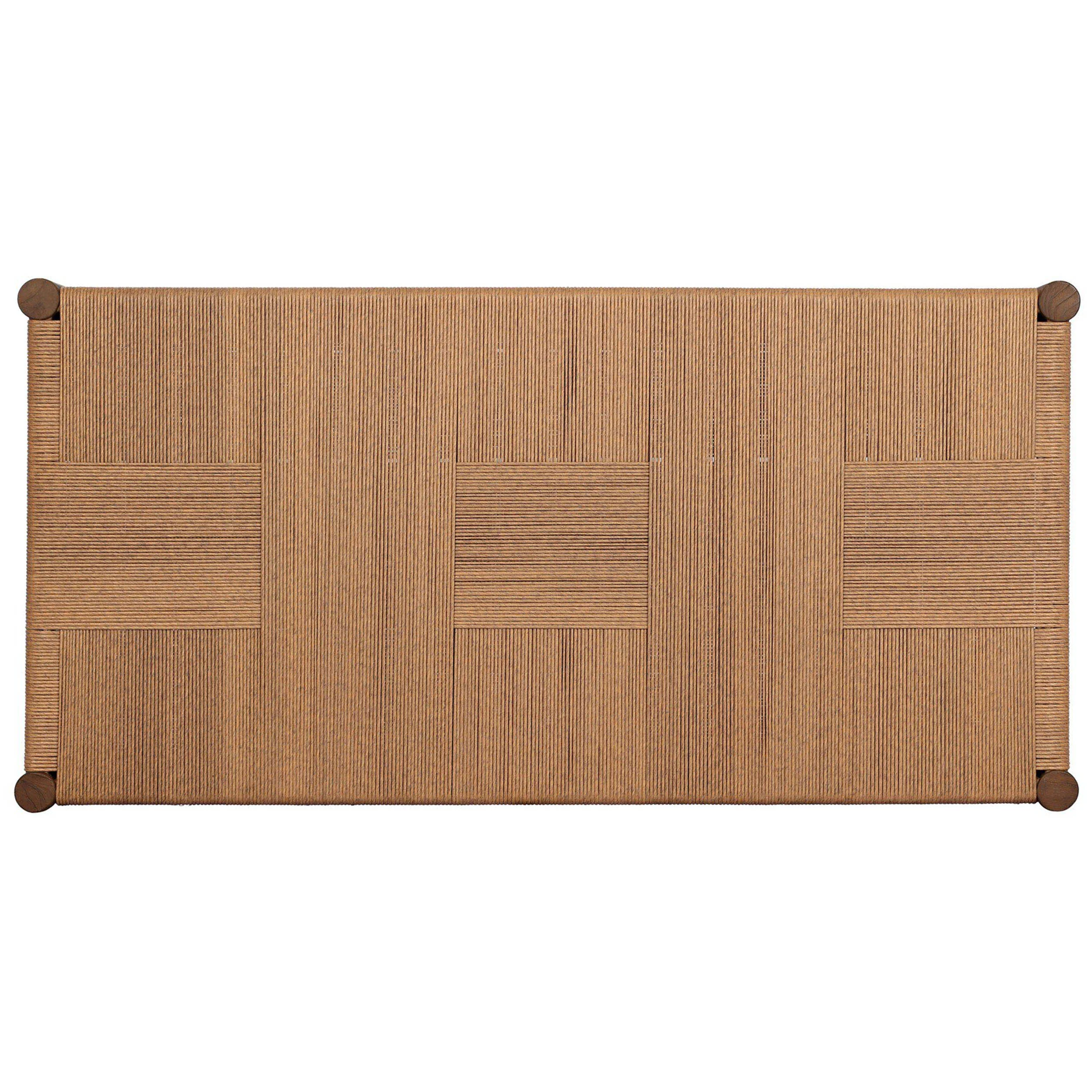 Rothler Outdoor Coffee Table, Toasted Brown by Four Hands - Image 4