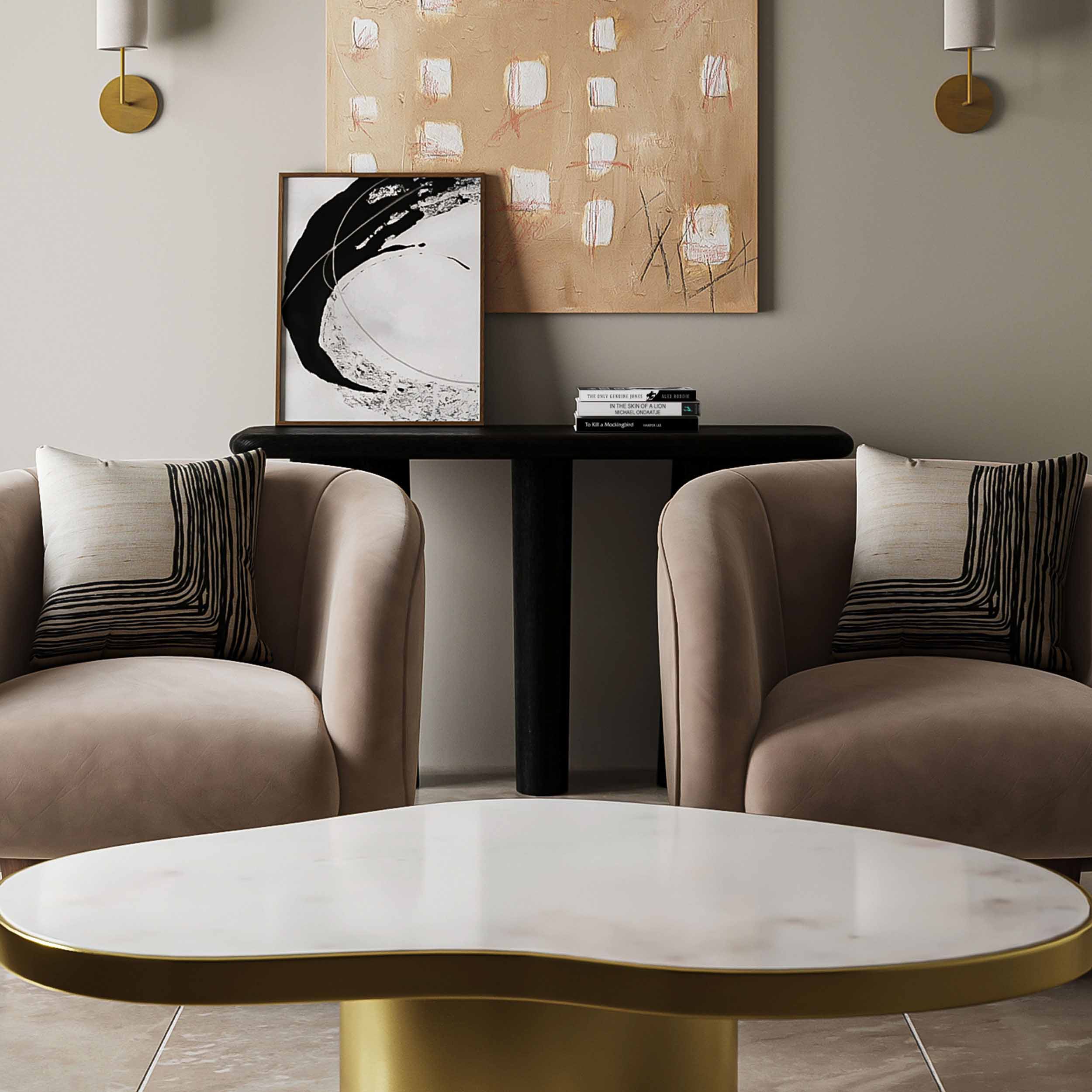 Rotunda Swivel Chair, Stone - Image 6