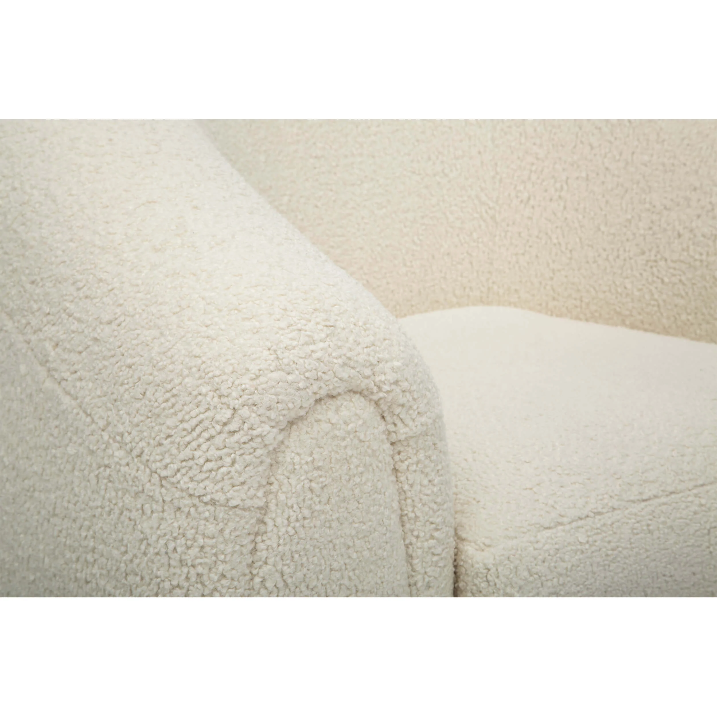 Rouen Swivel Chair, Sheepskin Natural - Image 4
