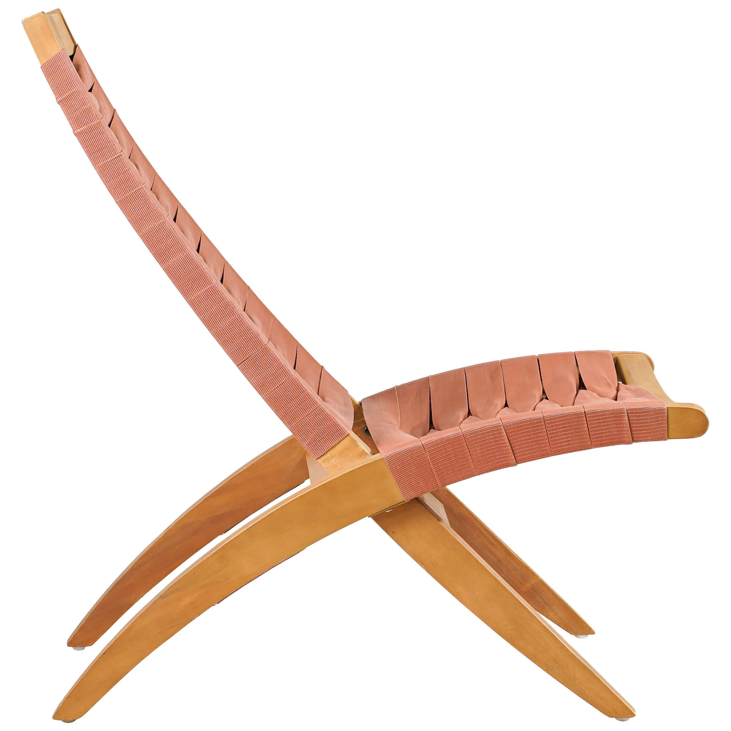 Rova Lounge Chair, Terracotta - Image 3