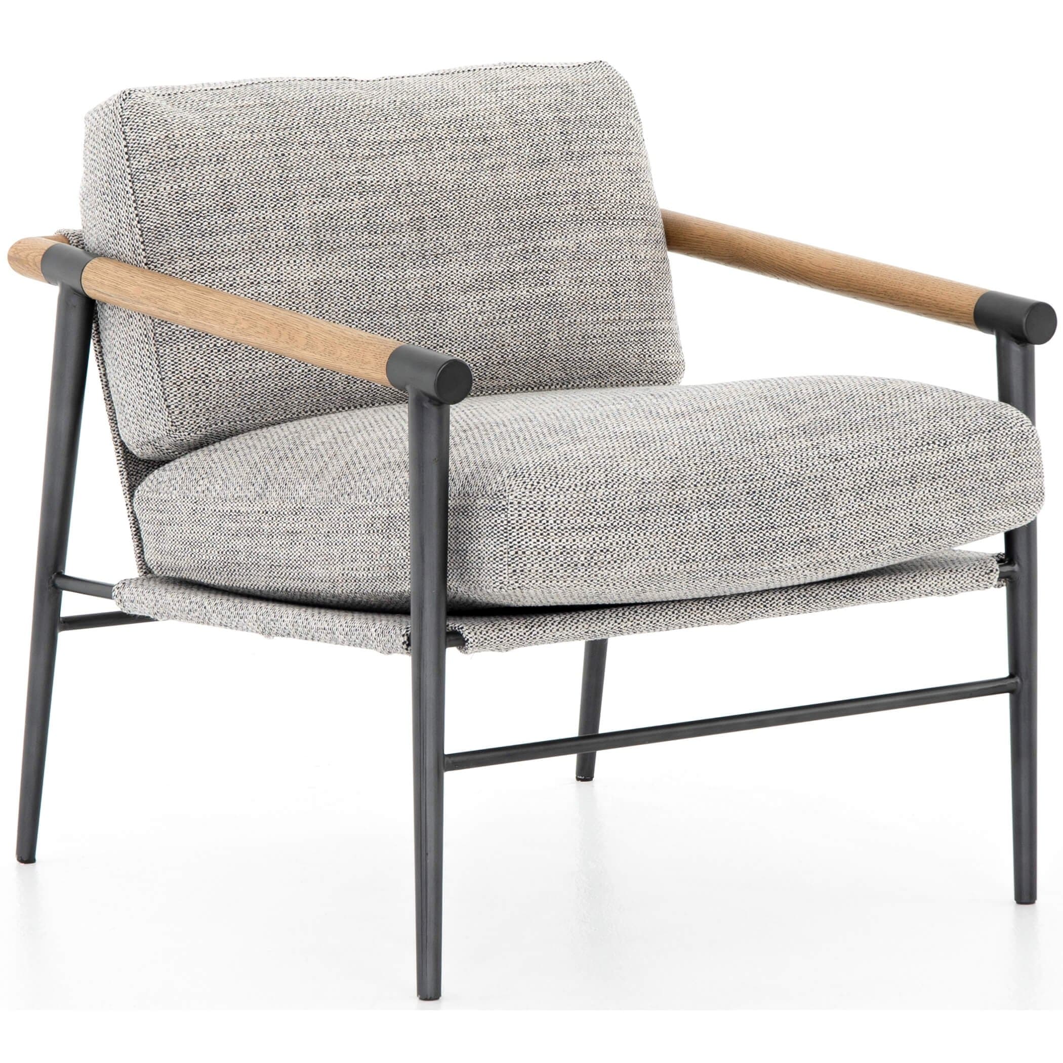 Rowen Chair, Thames Raven by Four Hands