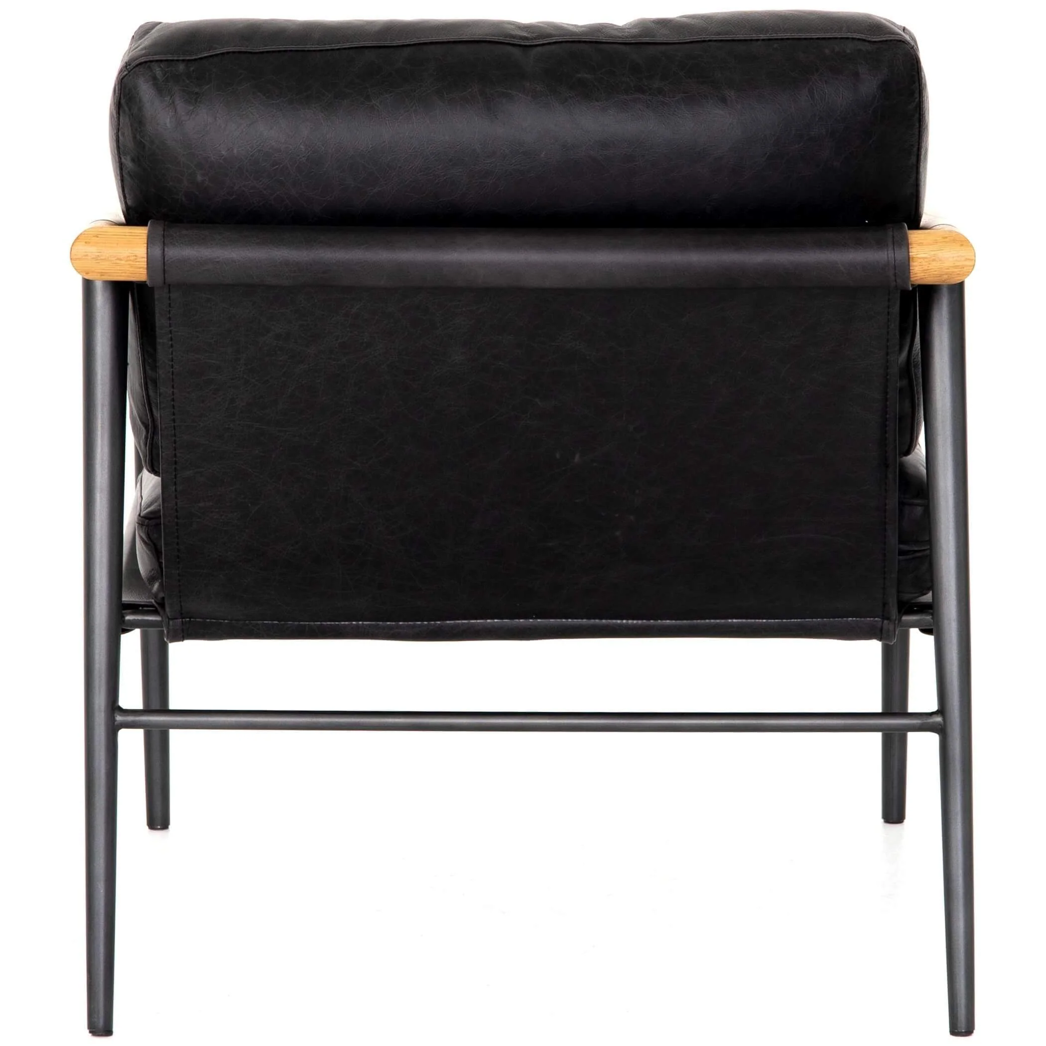 Rowen Leather Chair, Sonoma Black - Image 4