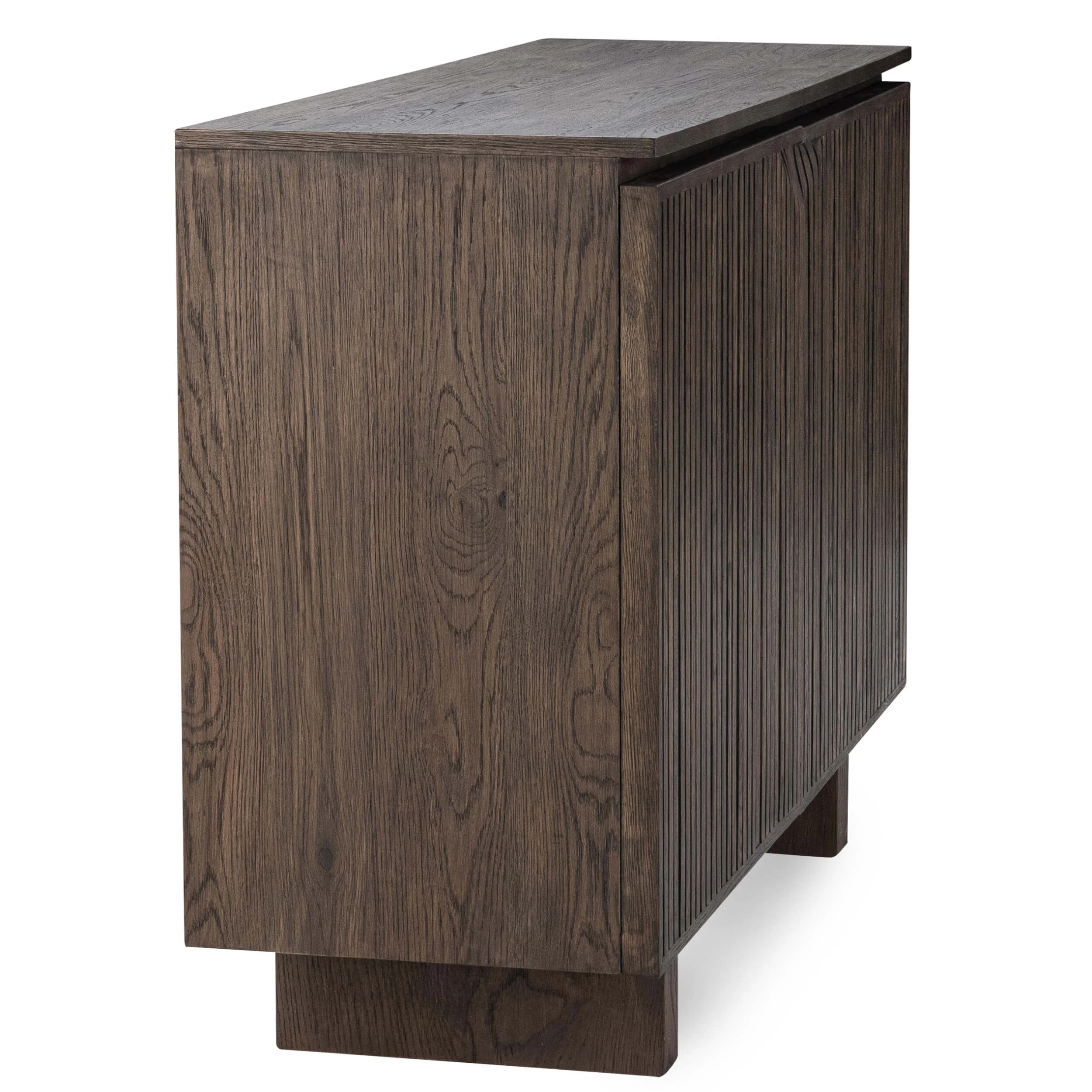 Roya 2 Door Cabinet, Toasted Brown - Image 3