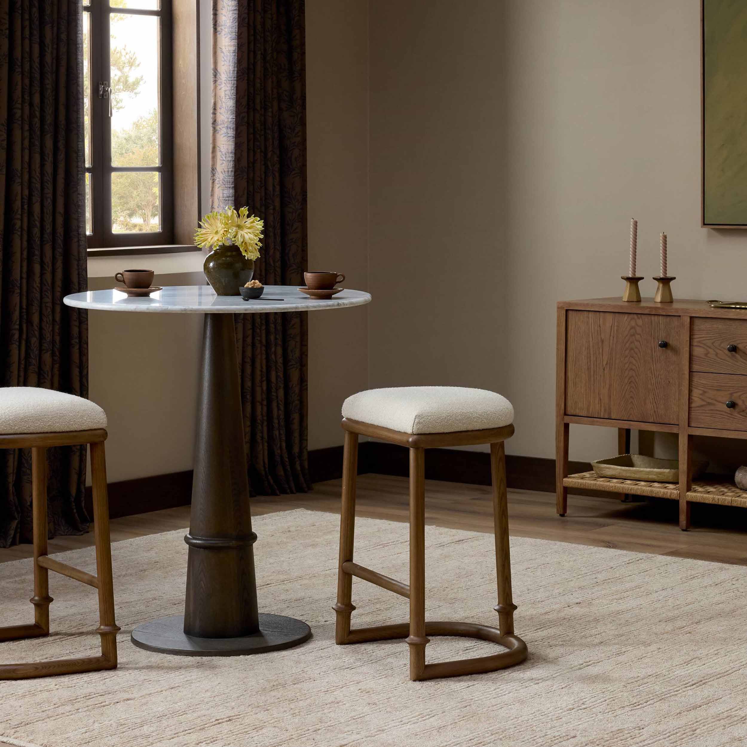 Royce Stool, Charter Oatmeal by Four Hands - Image 7