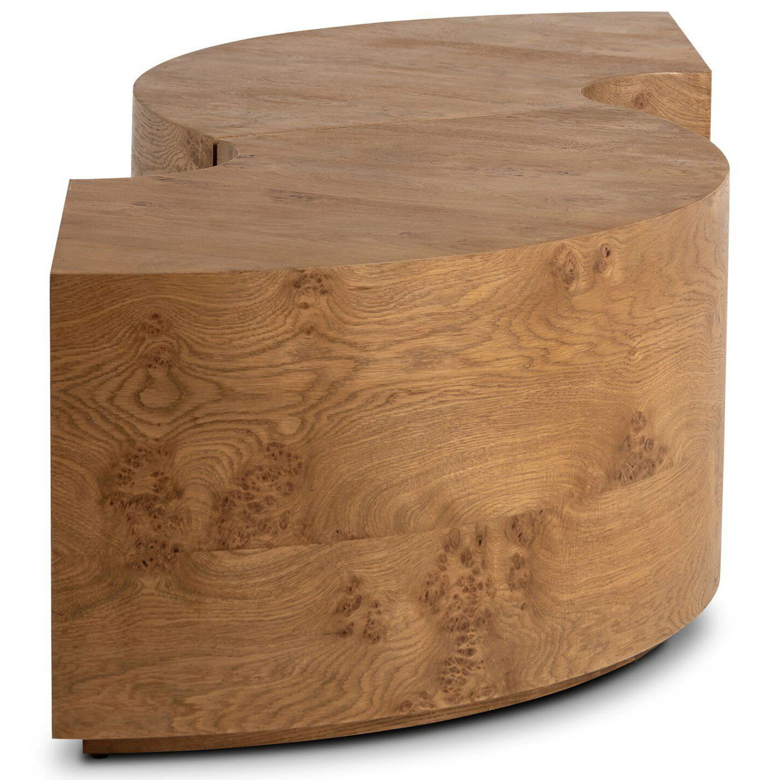 Rue Coffee Table, Barley Medium Burl by Four Hands - Image 3