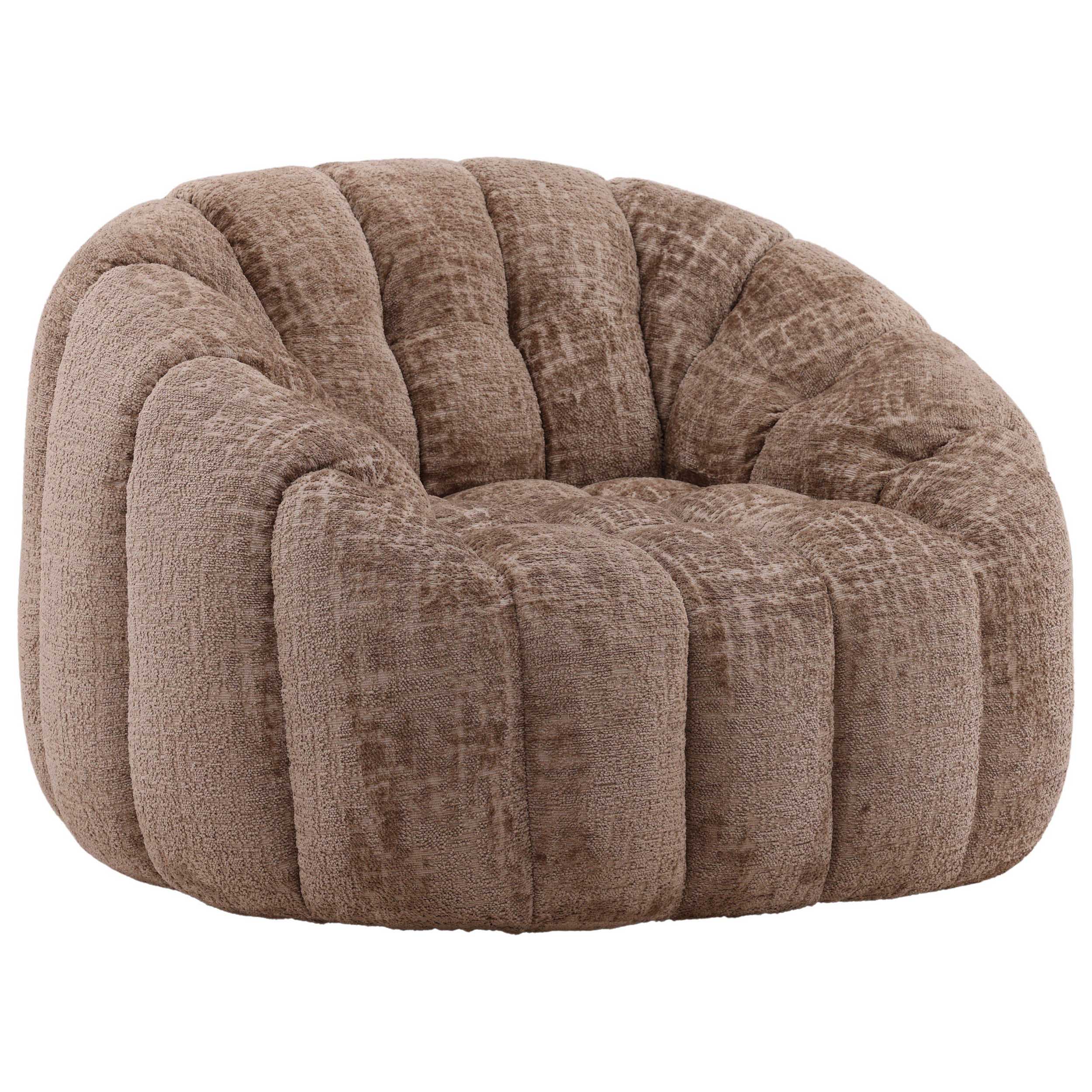 Rume Swivel Chair, Brown